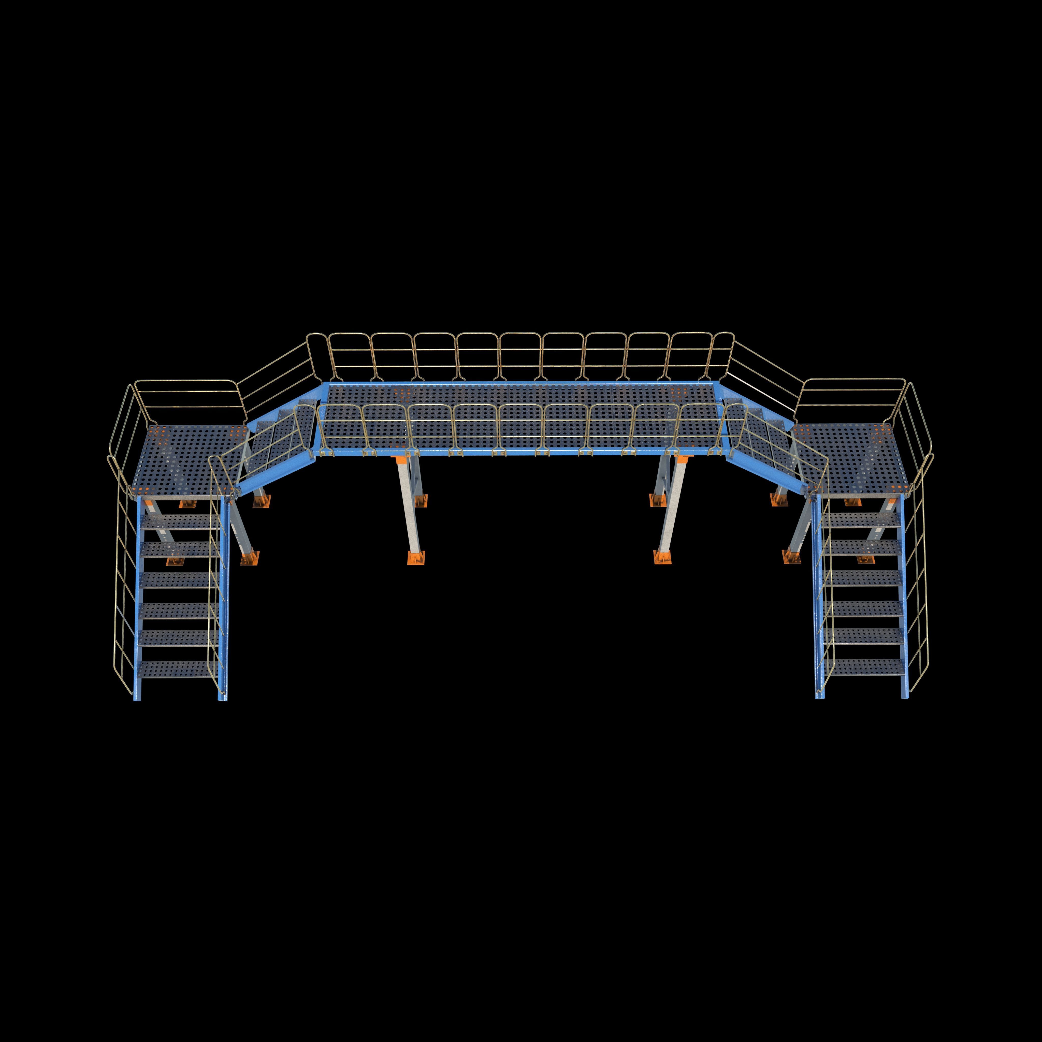 Industrial Bridge 3D model_5