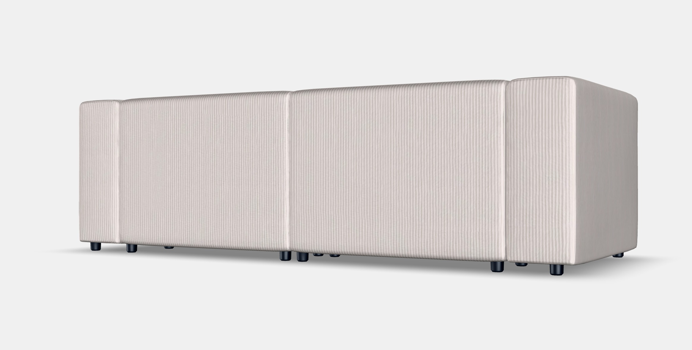 JATTEBO 3-seat modular sofa 1 Low-poly 3D model_12