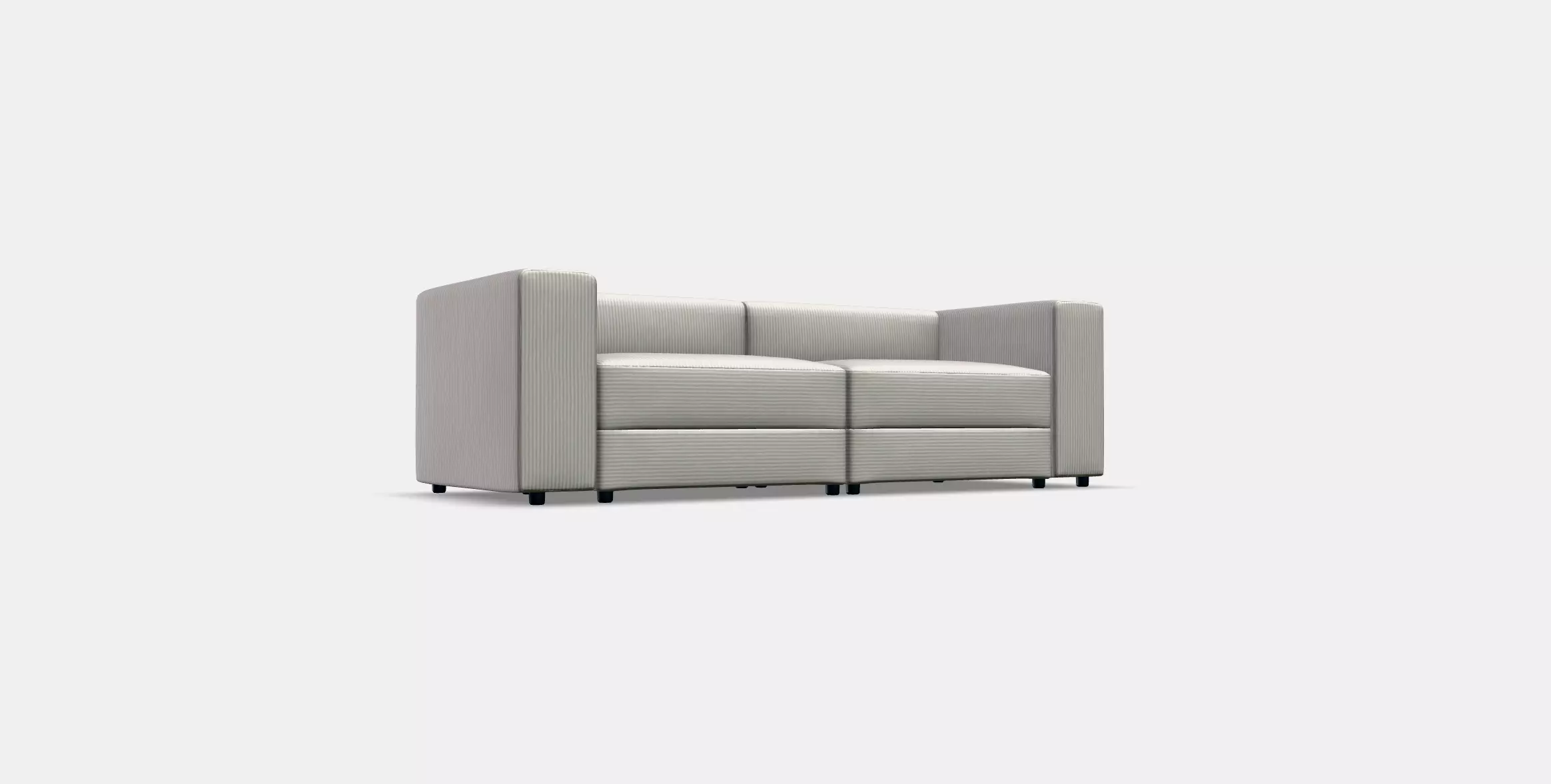 JATTEBO 3-seat modular sofa 1 Low-poly 3D model_0