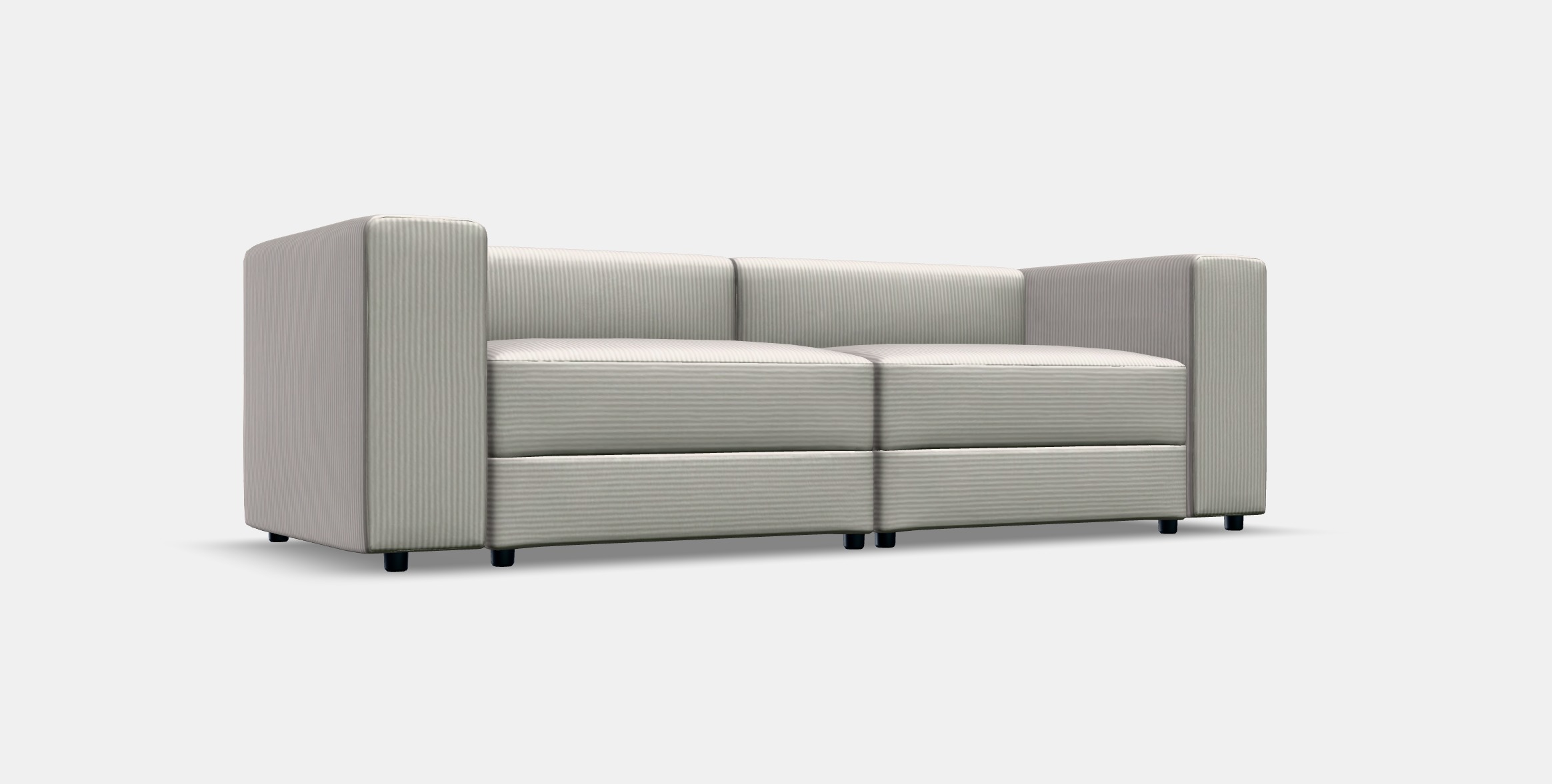 JATTEBO 3-seat modular sofa 1 Low-poly 3D model_9