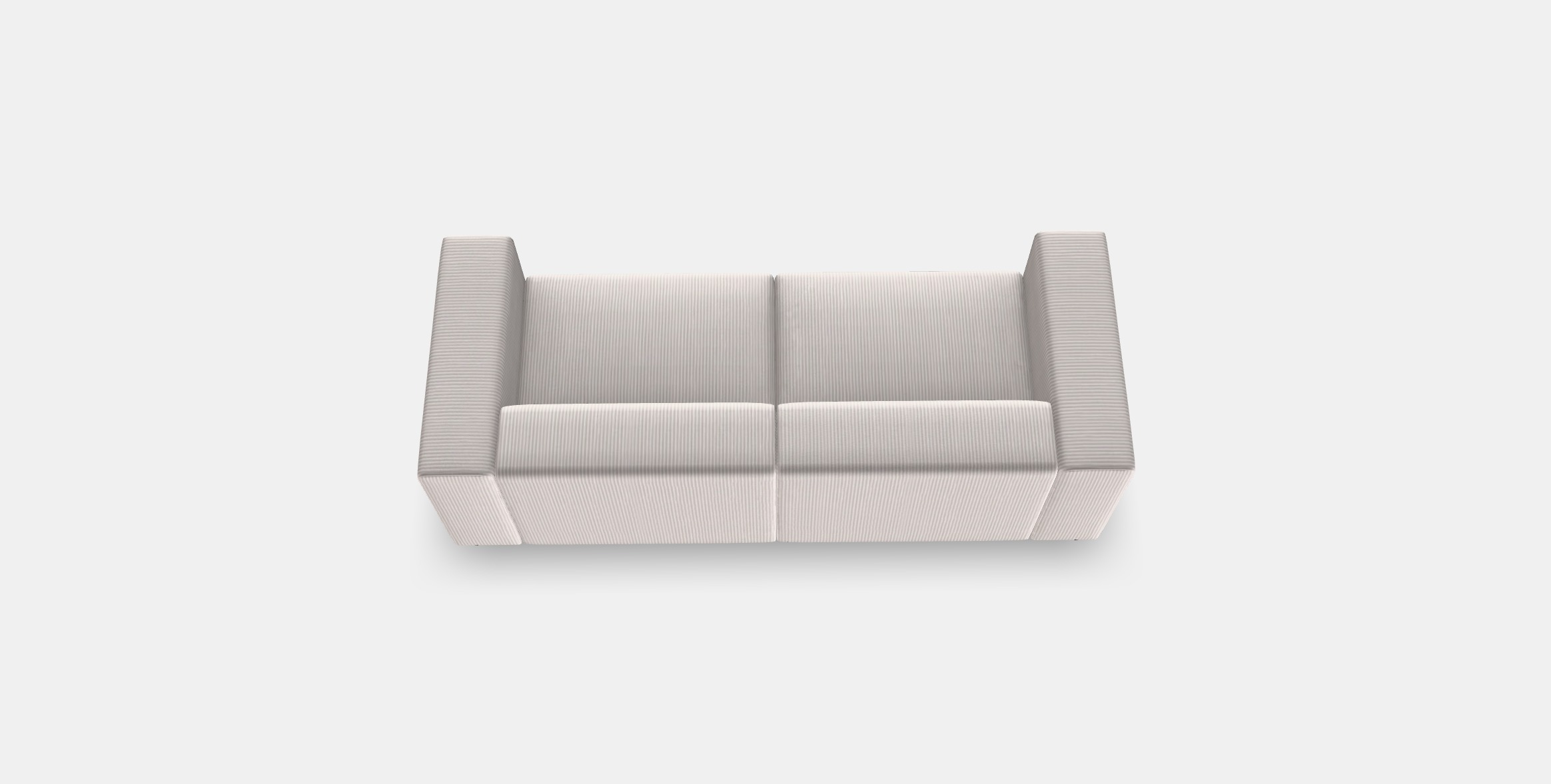 JATTEBO 3-seat modular sofa 1 Low-poly 3D model_2