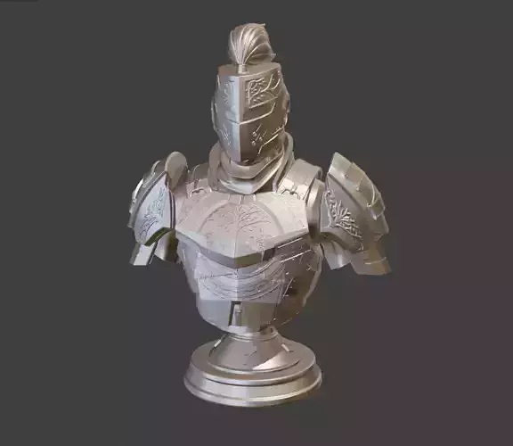 Bust DESTINY TITAN ARMOR IRON BANNER YEAR three The Taken King  3D print model