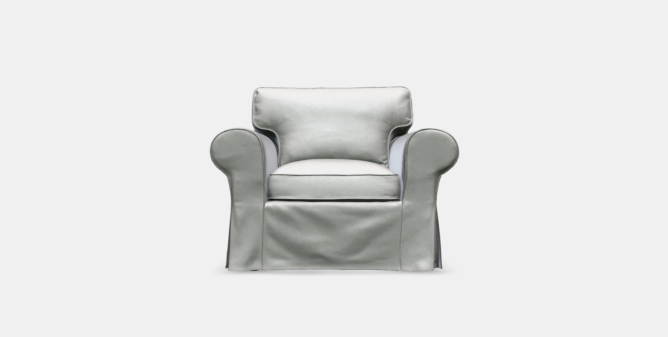 EKTORP Armchair 1 Low-poly 3D model_10