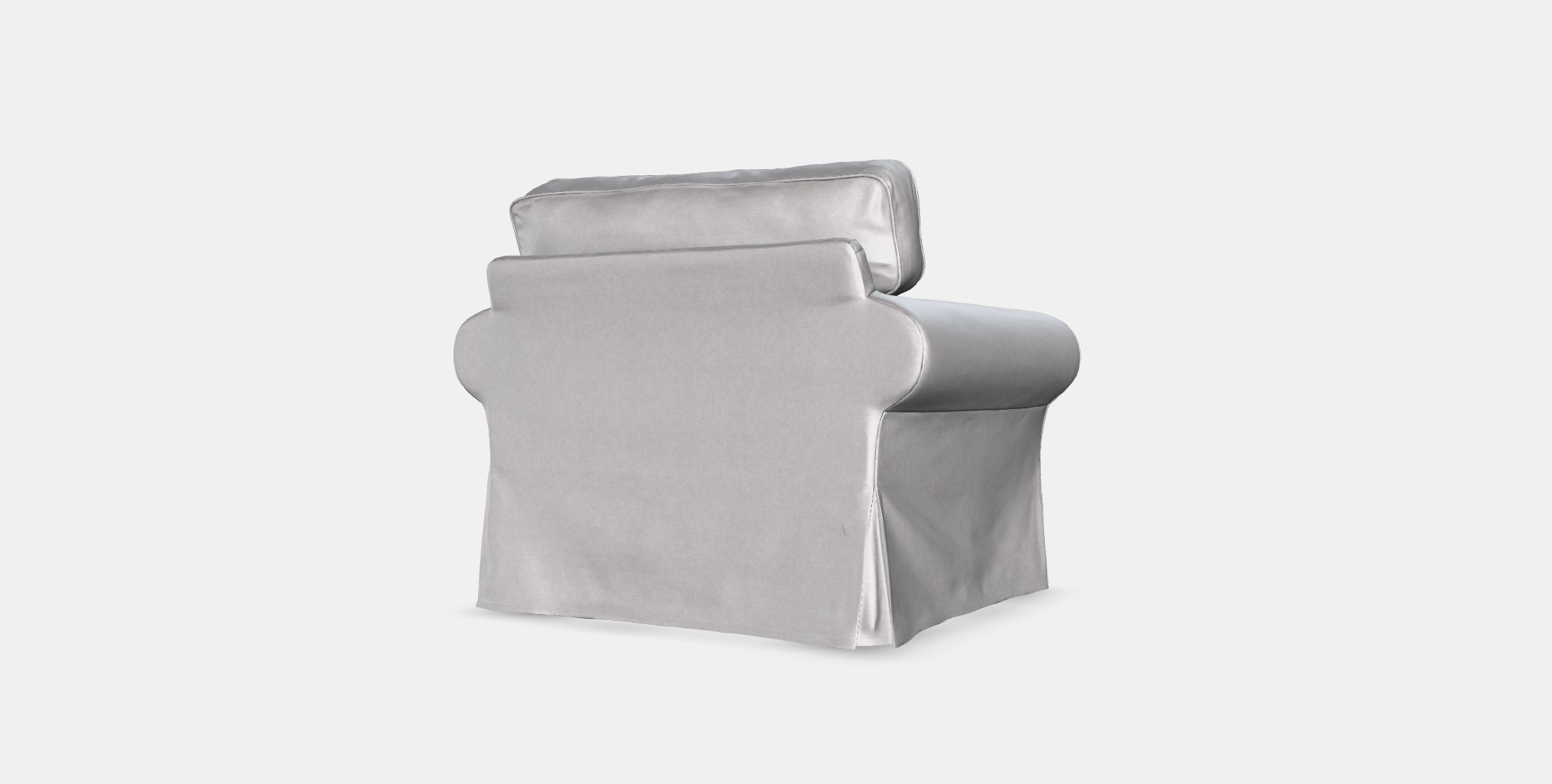 EKTORP Armchair 1 Low-poly 3D model_5