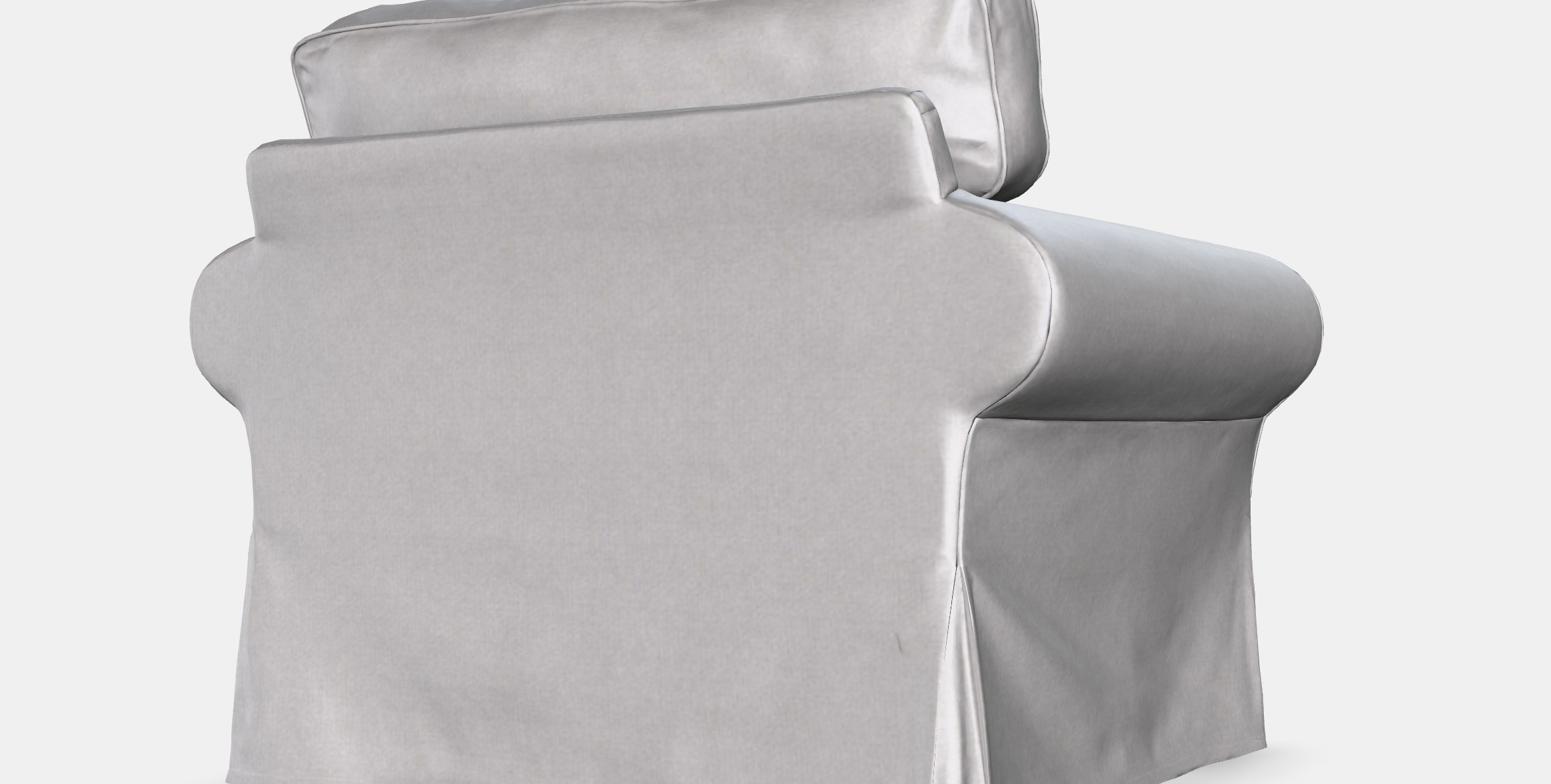 EKTORP Armchair 1 Low-poly 3D model_4