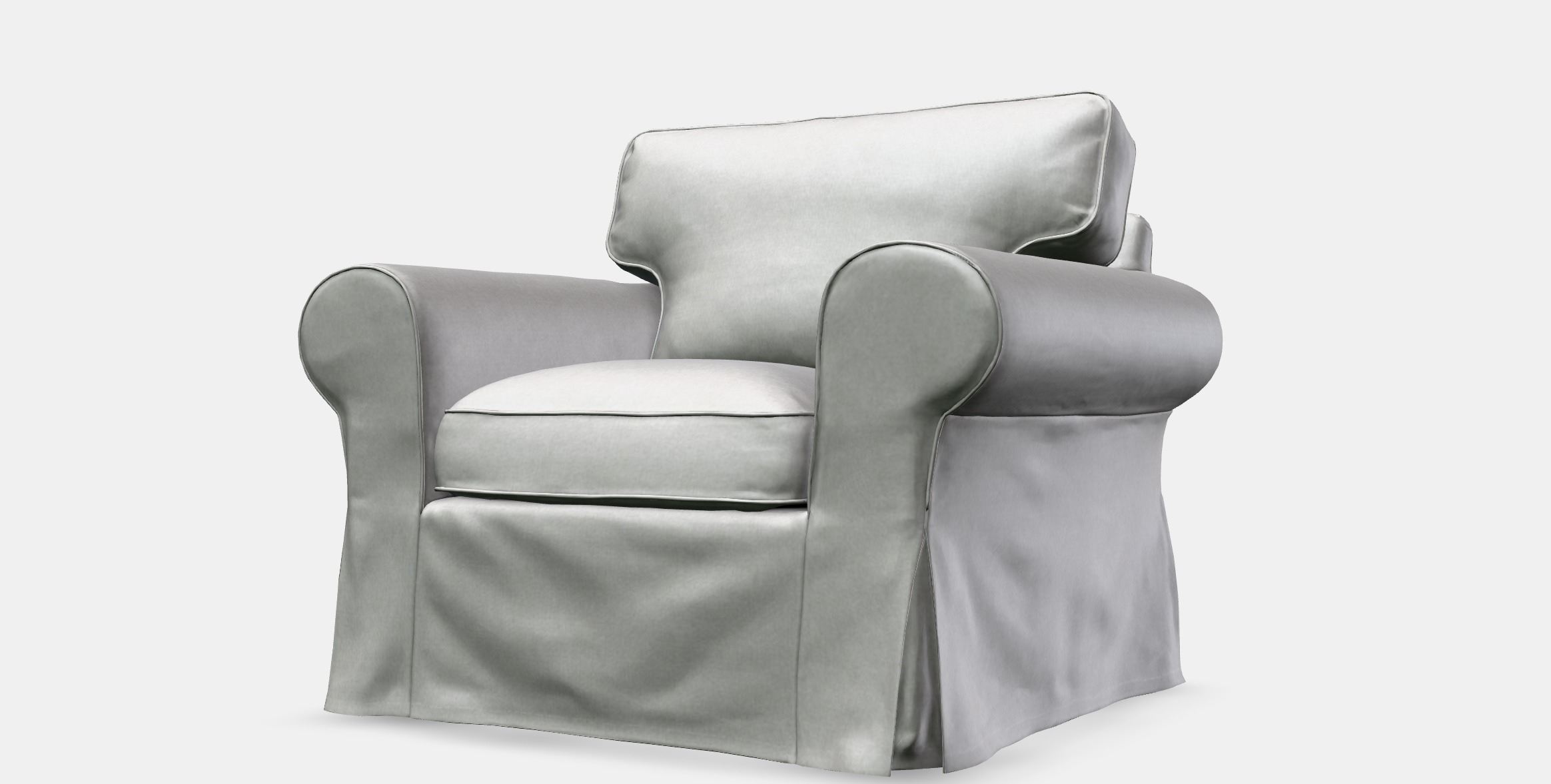 EKTORP Armchair 1 Low-poly 3D model_13