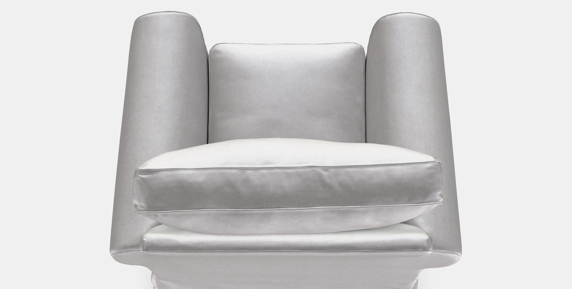 EKTORP Armchair 1 Low-poly 3D model_3