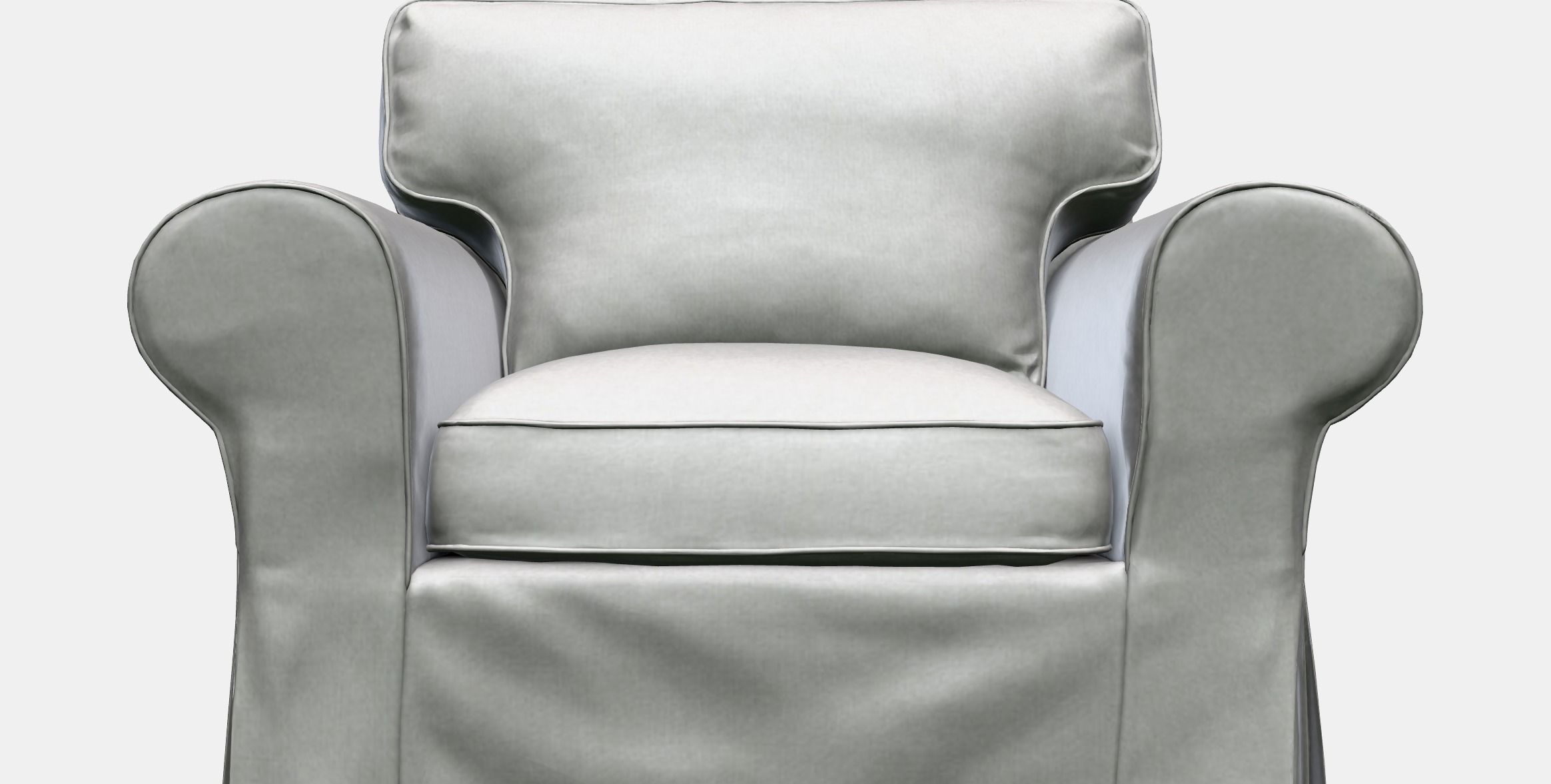 EKTORP Armchair 1 Low-poly 3D model_11