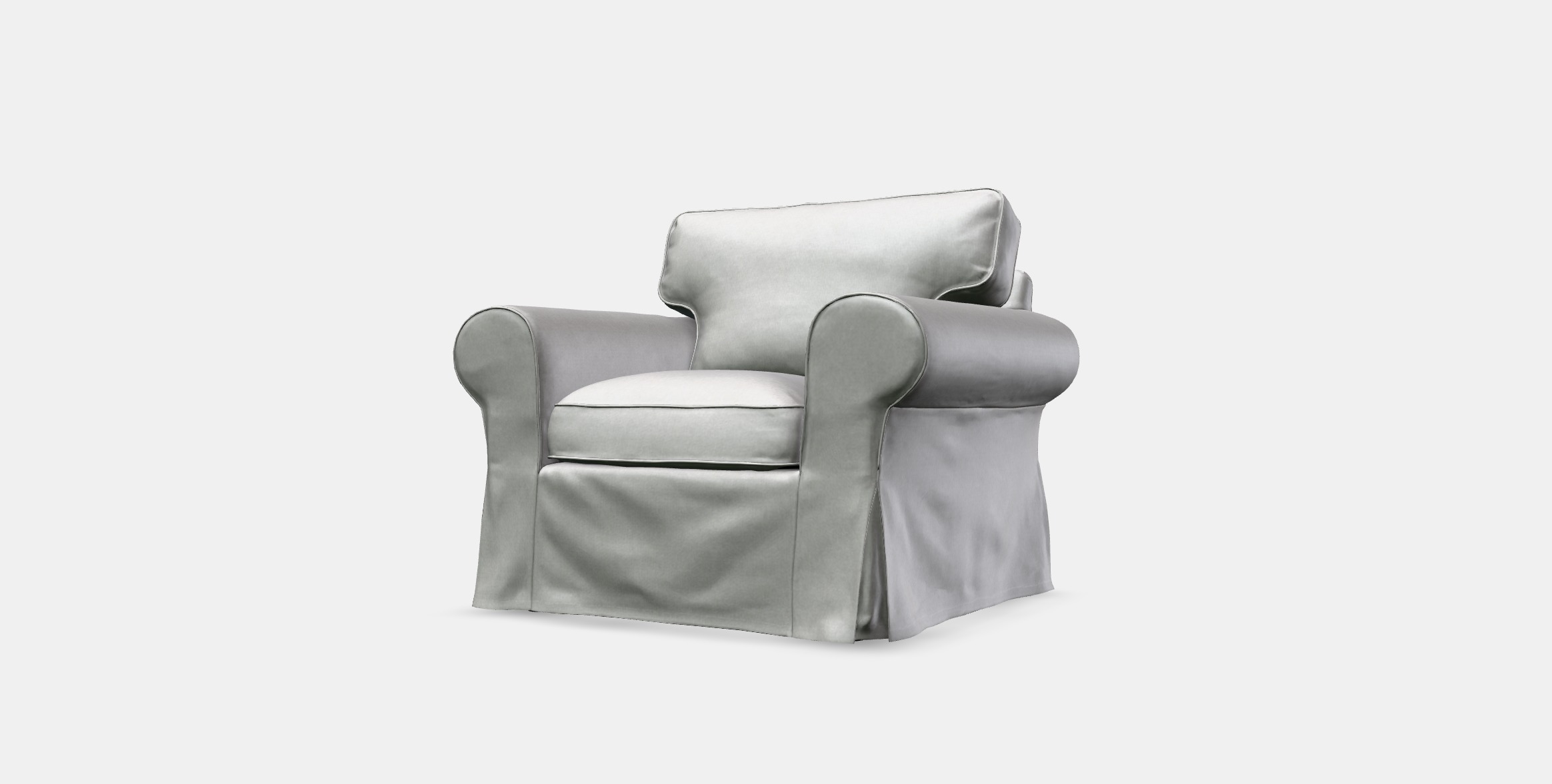 EKTORP Armchair 1 Low-poly 3D model_12