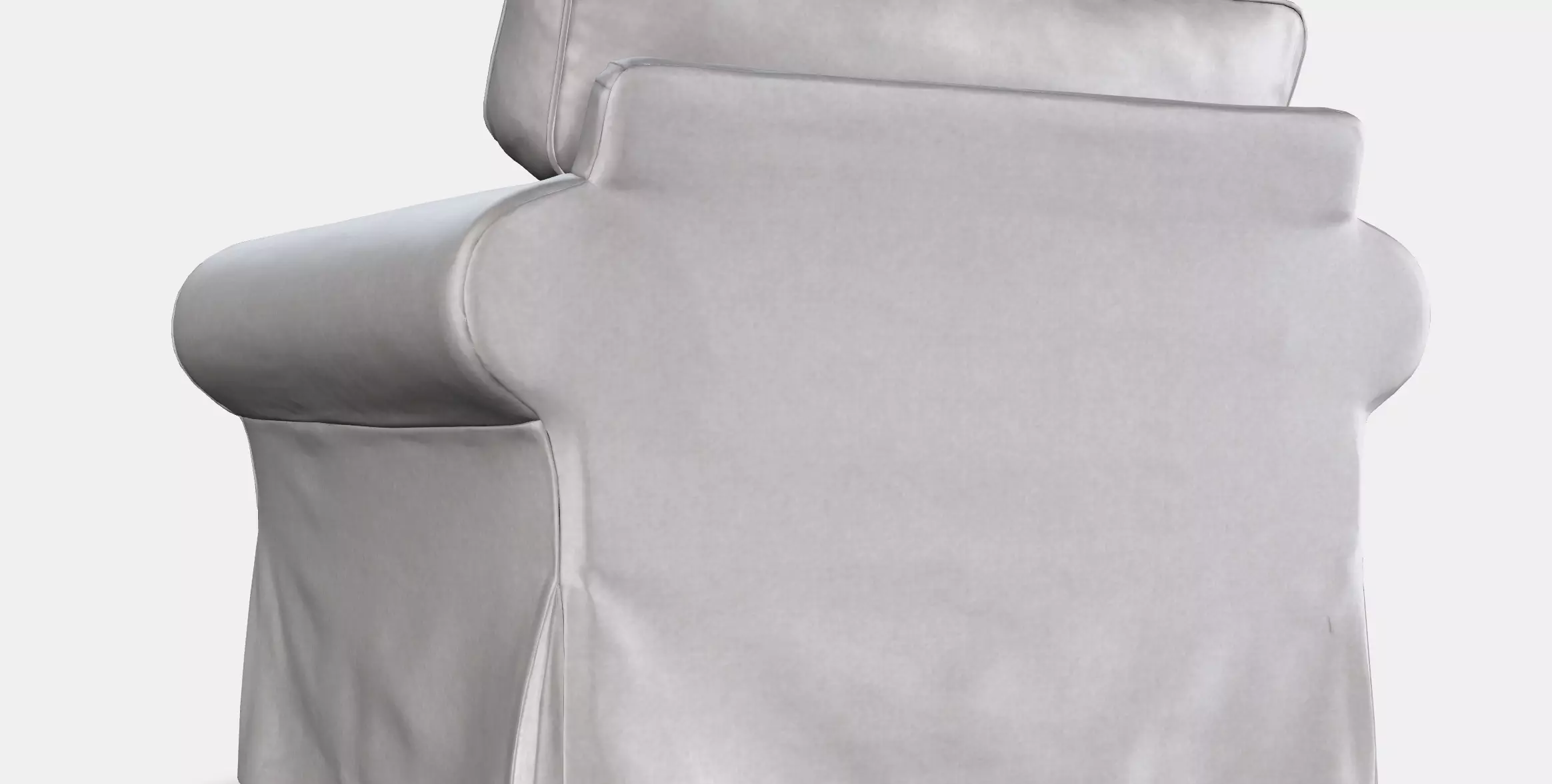 EKTORP Armchair 1 Low-poly 3D model_0