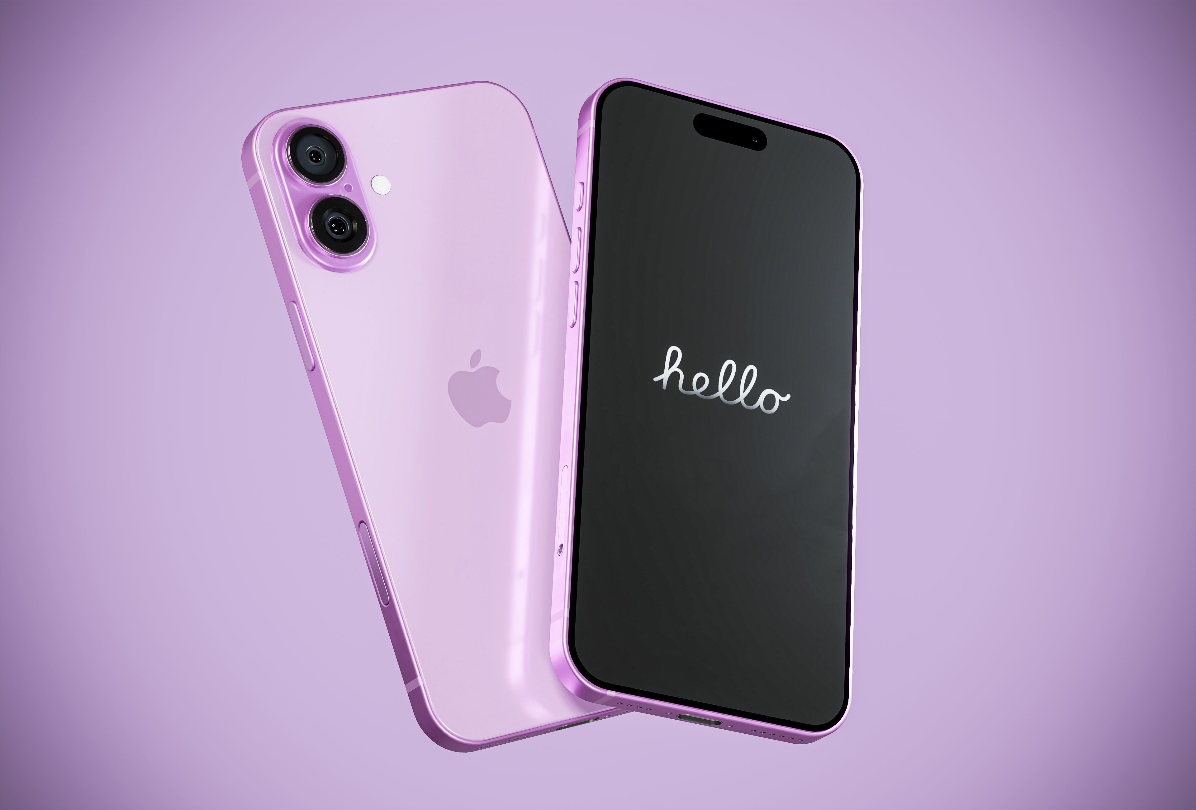 IPhone 16 High Quality PBR Low-poly 3D model_2