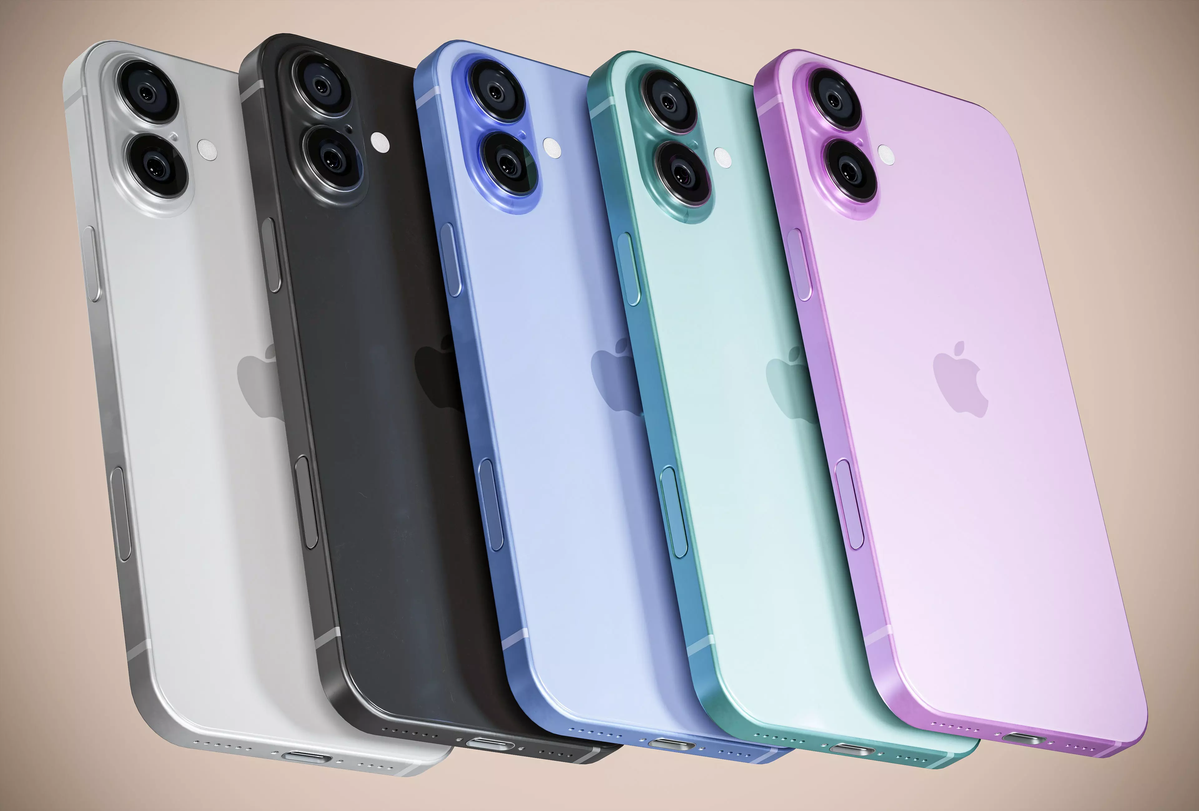 IPhone 16 High Quality PBR Low-poly 3D model_0