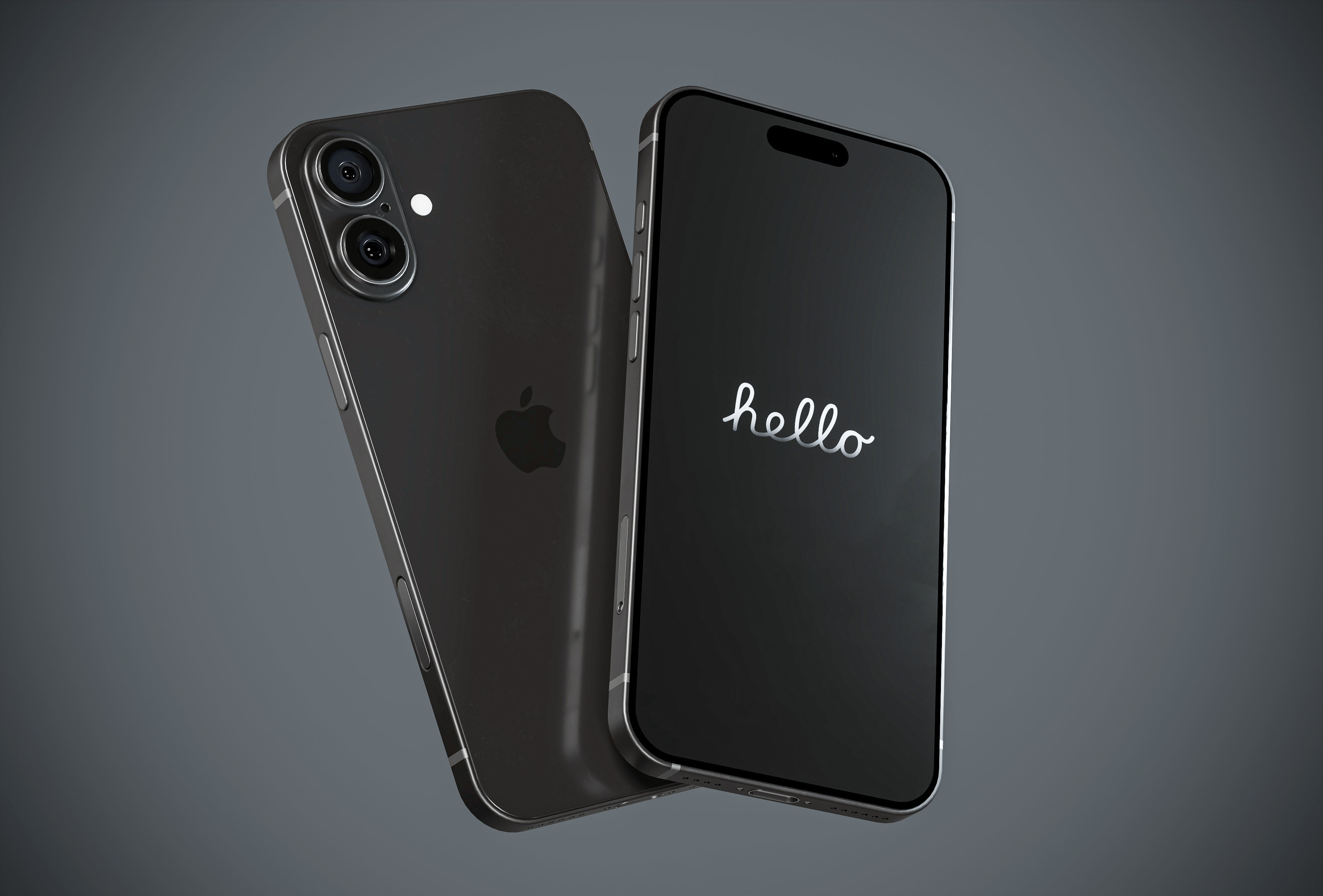 IPhone 16 High Quality PBR Low-poly 3D model_5
