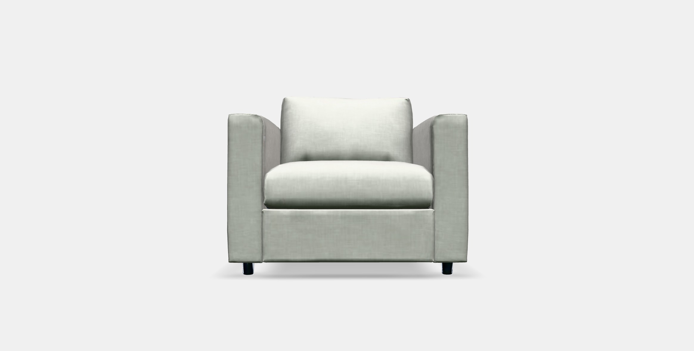 VIMLE Armchair 1 Low-poly 3D model_7