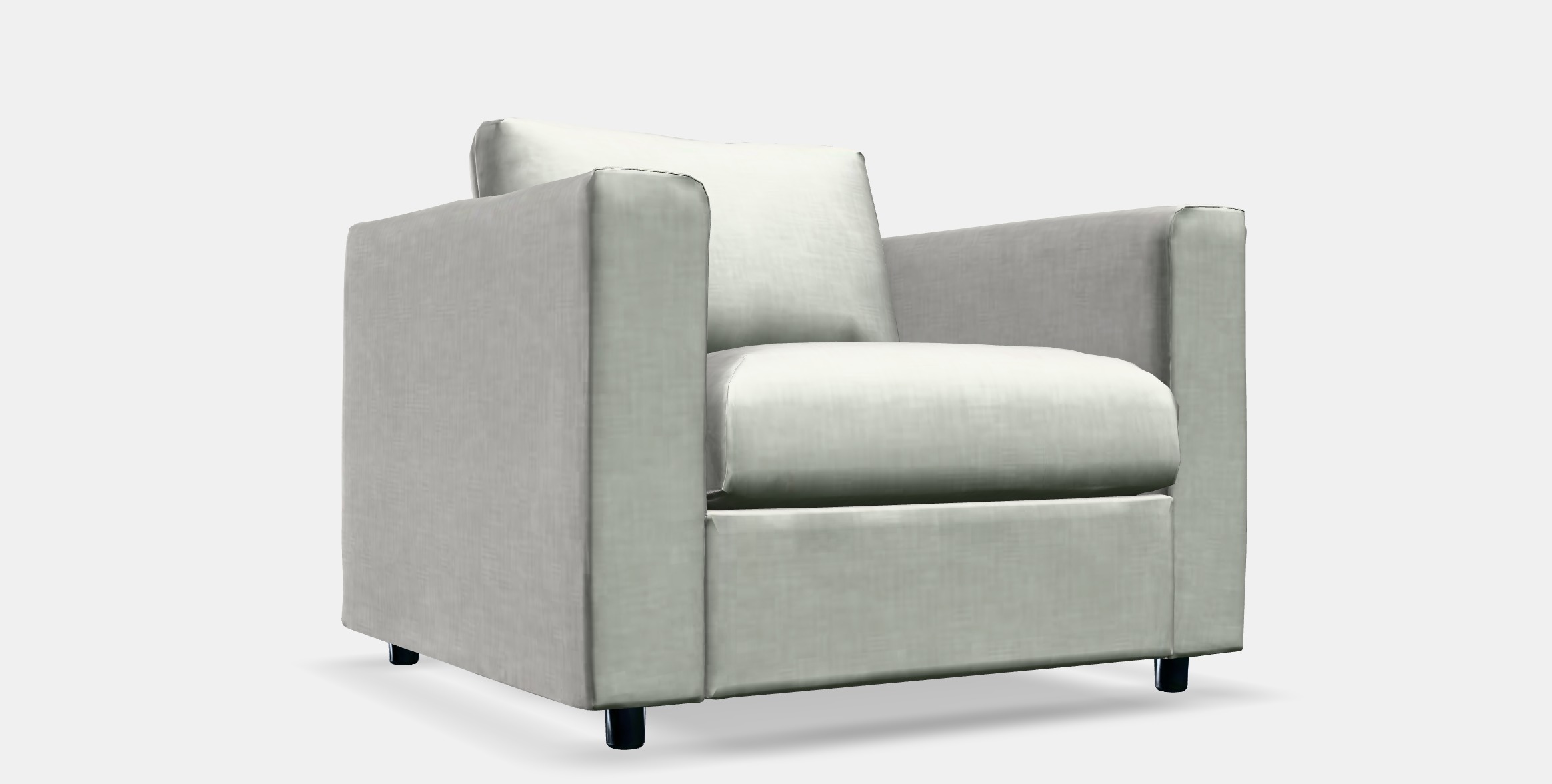 VIMLE Armchair 1 Low-poly 3D model_8