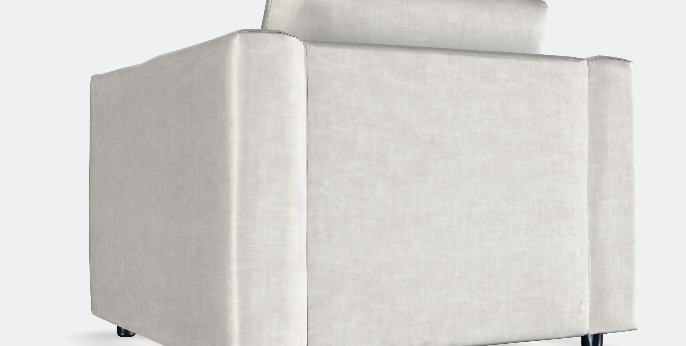 VIMLE Armchair 1 Low-poly 3D model_5