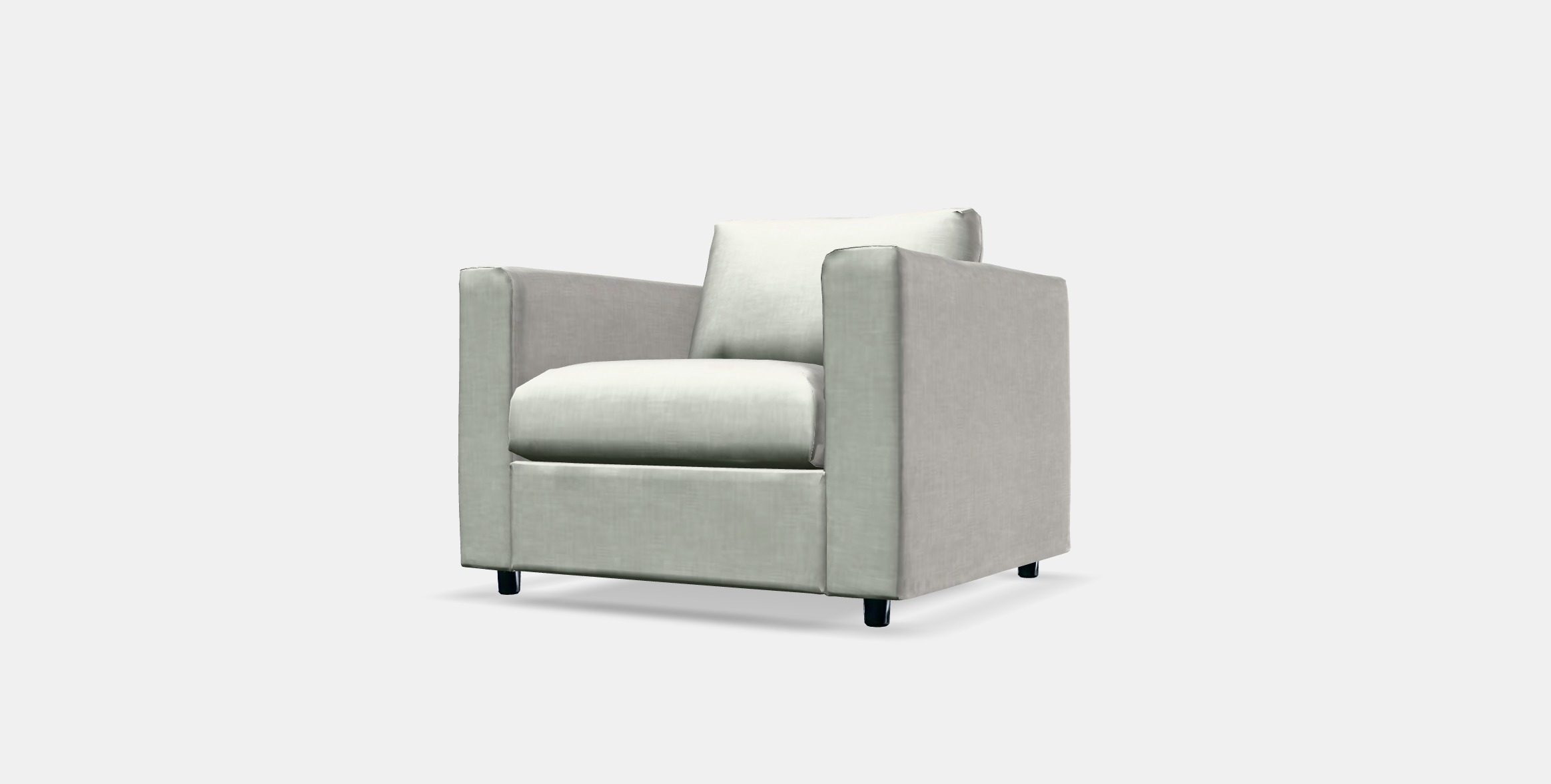 VIMLE Armchair 1 Low-poly 3D model_12