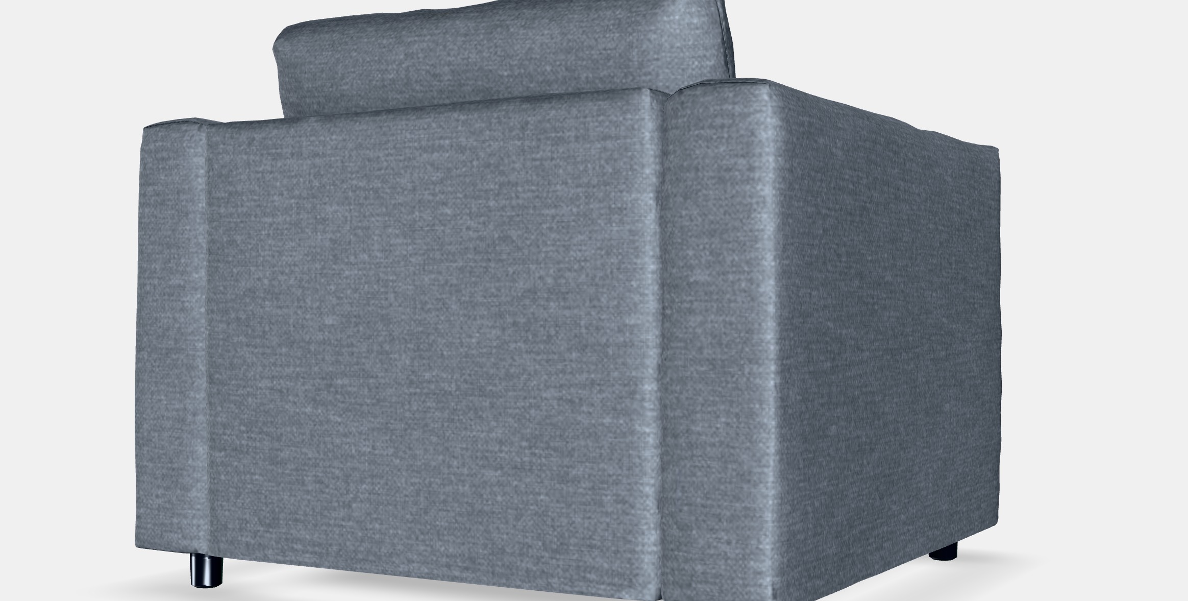 VIMLE Armchair 3 Low-poly 3D model_13