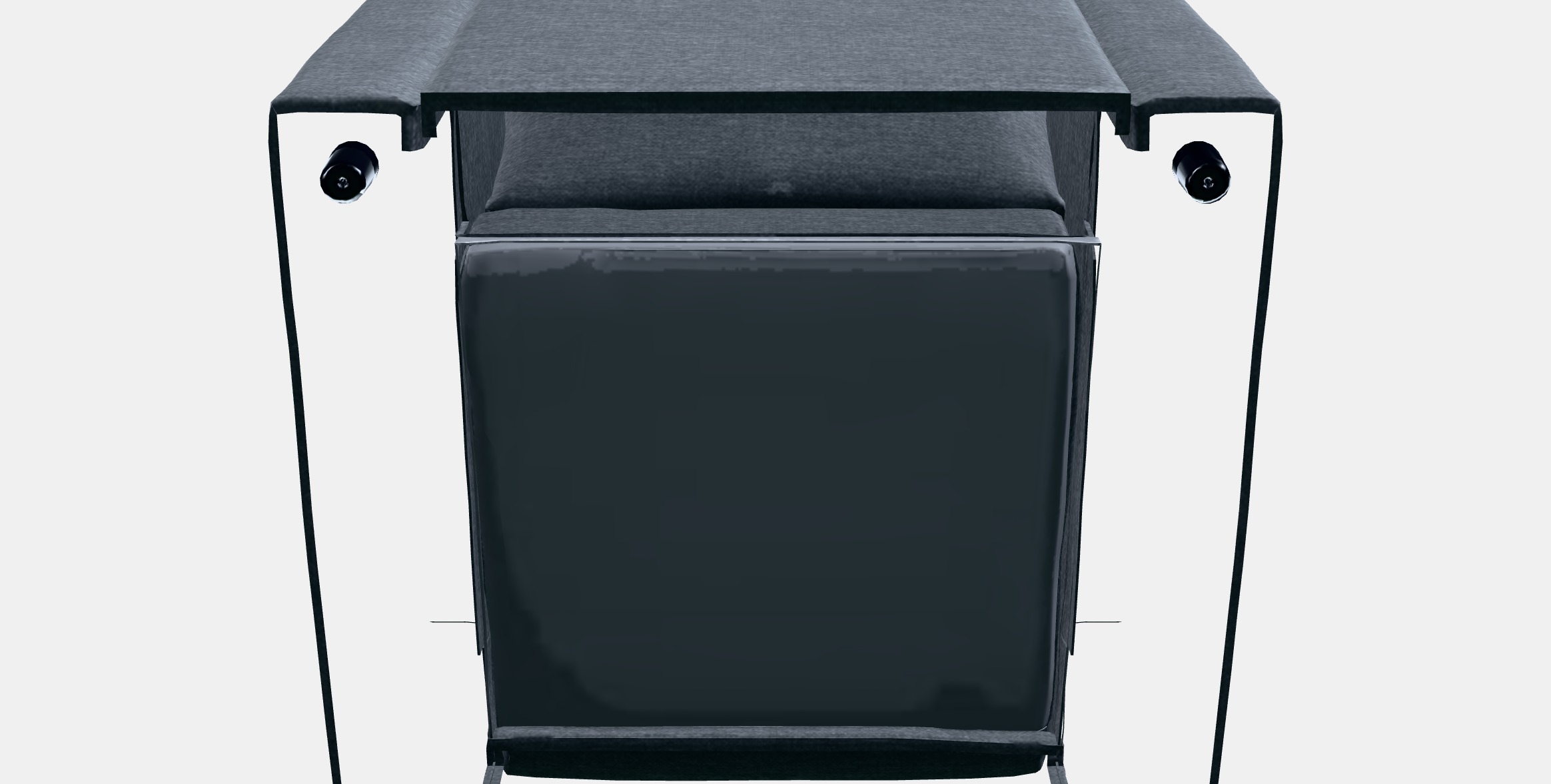 VIMLE Armchair 3 Low-poly 3D model_4