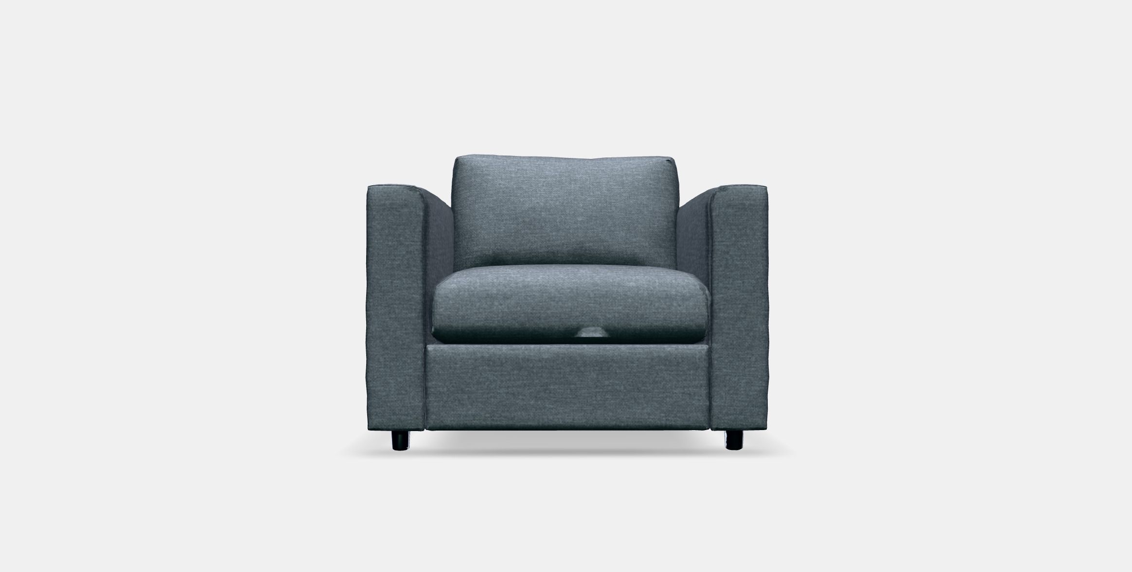 VIMLE Armchair 3 Low-poly 3D model_8