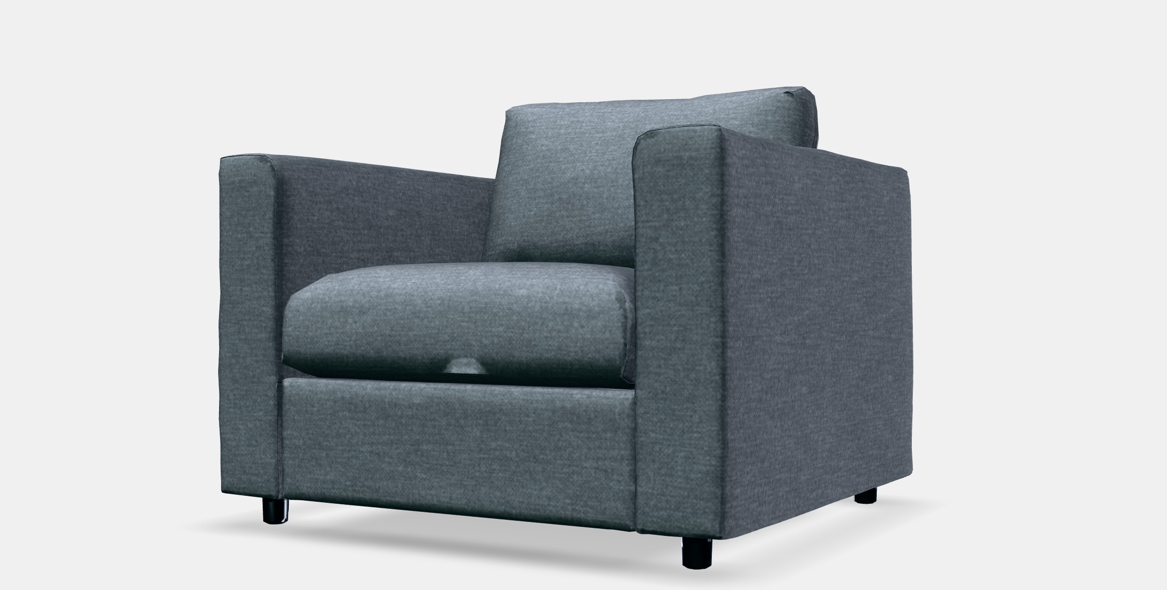 VIMLE Armchair 3 Low-poly 3D model_12