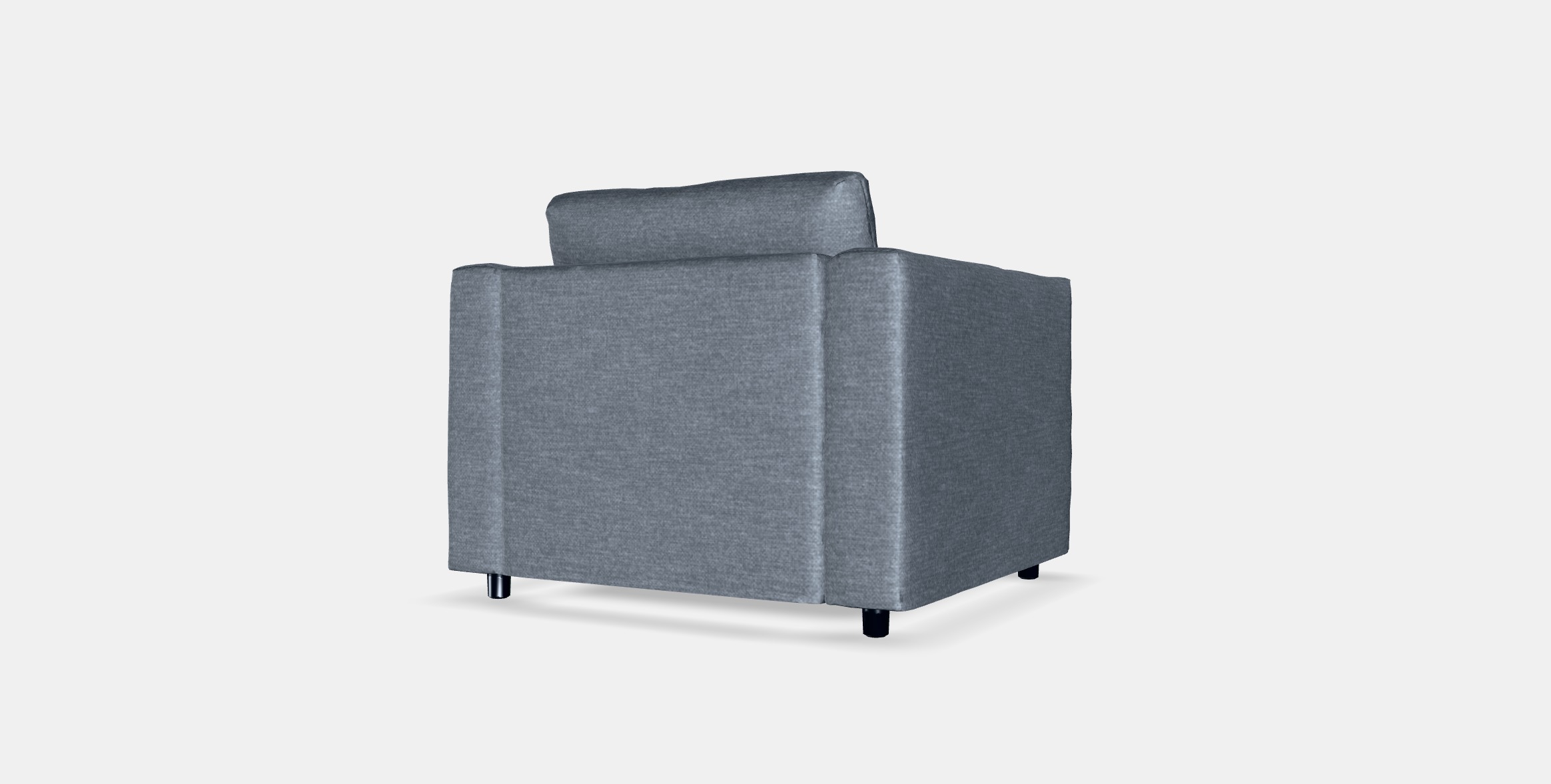 VIMLE Armchair 3 Low-poly 3D model_3