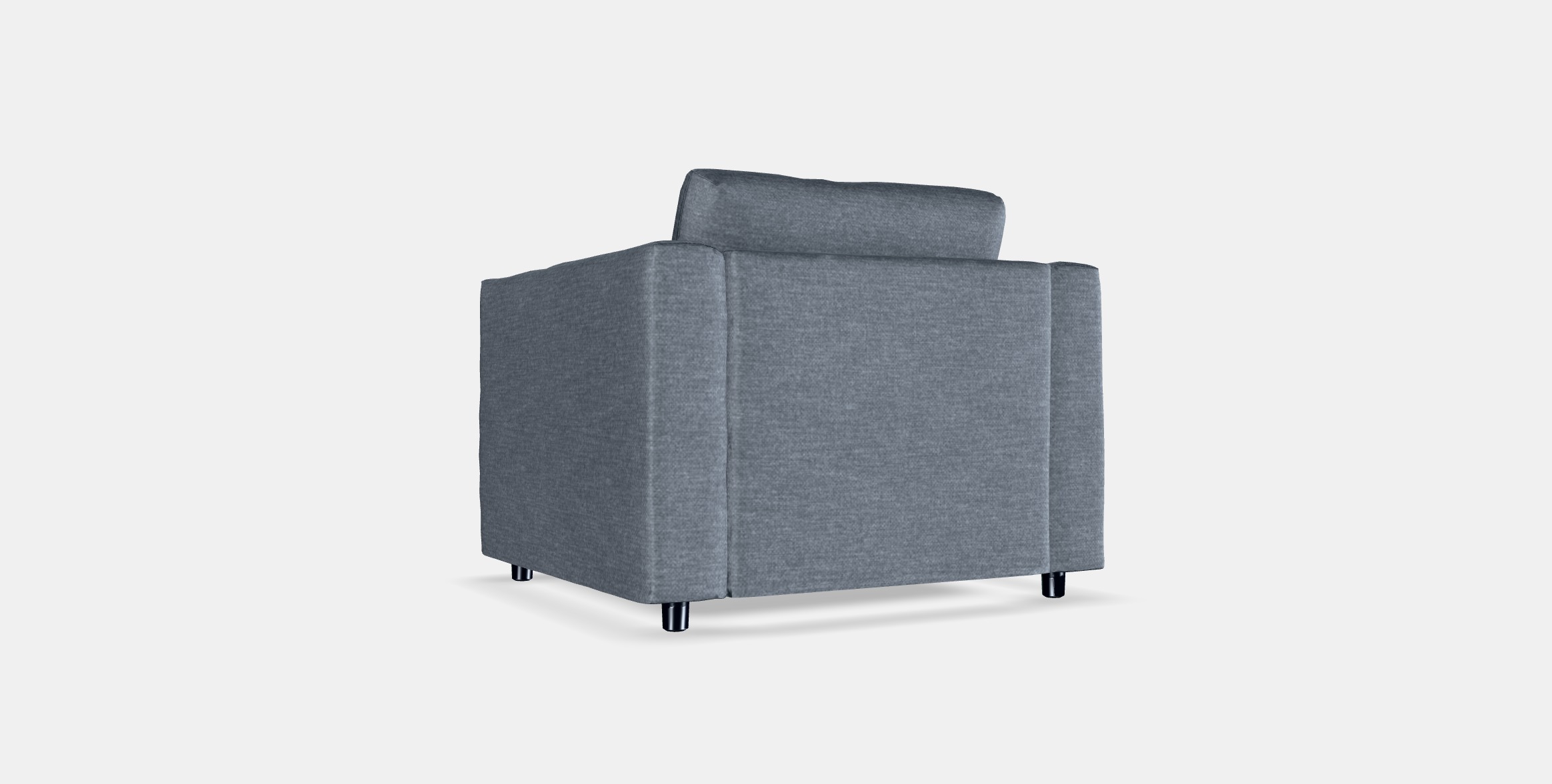 VIMLE Armchair 3 Low-poly 3D model_15