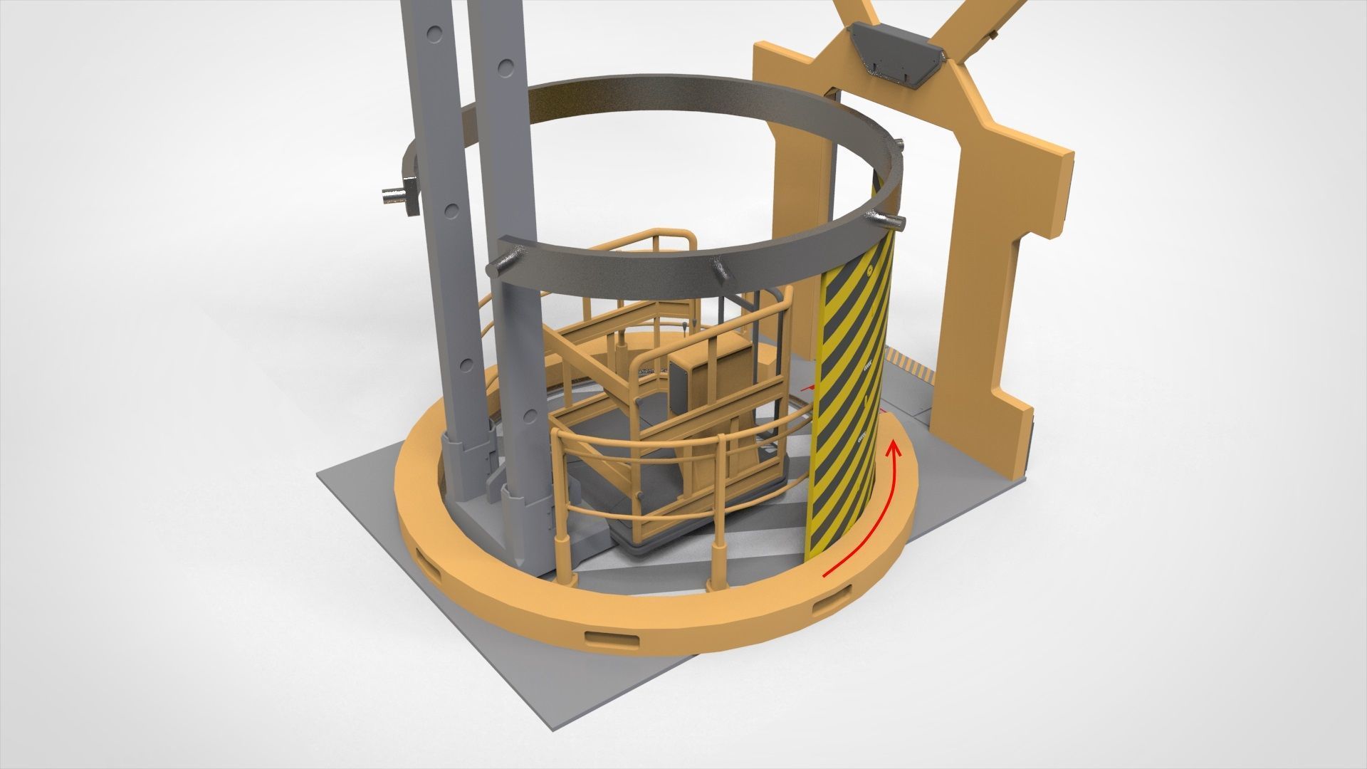 Sci-Fi elevator 1 3D model_16