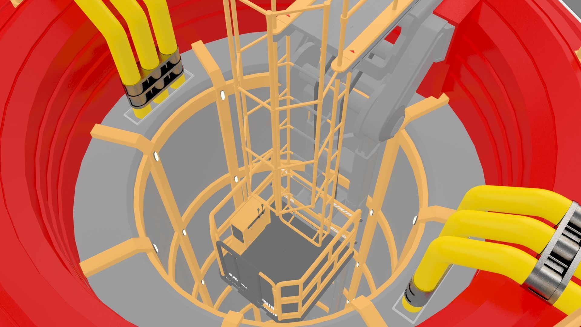 Sci-Fi elevator 1 3D model_7