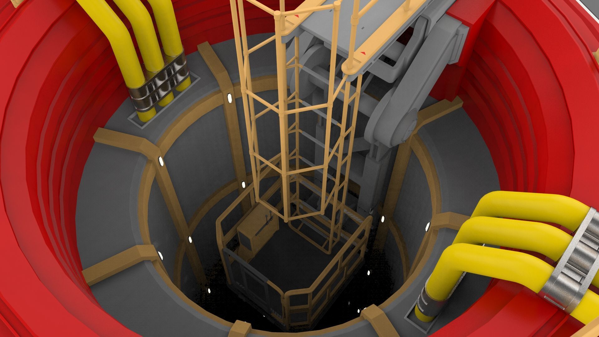 Sci-Fi elevator 1 3D model_6