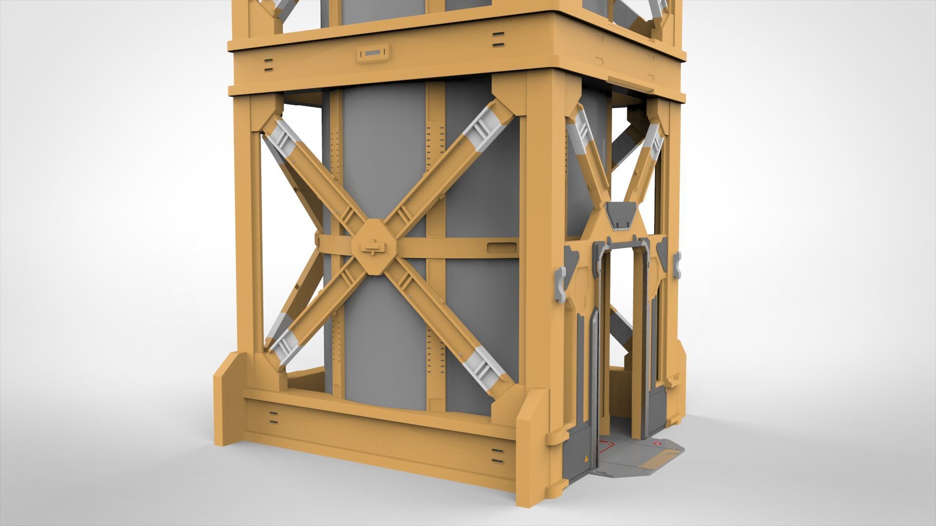 Sci-Fi elevator 1 3D model_10