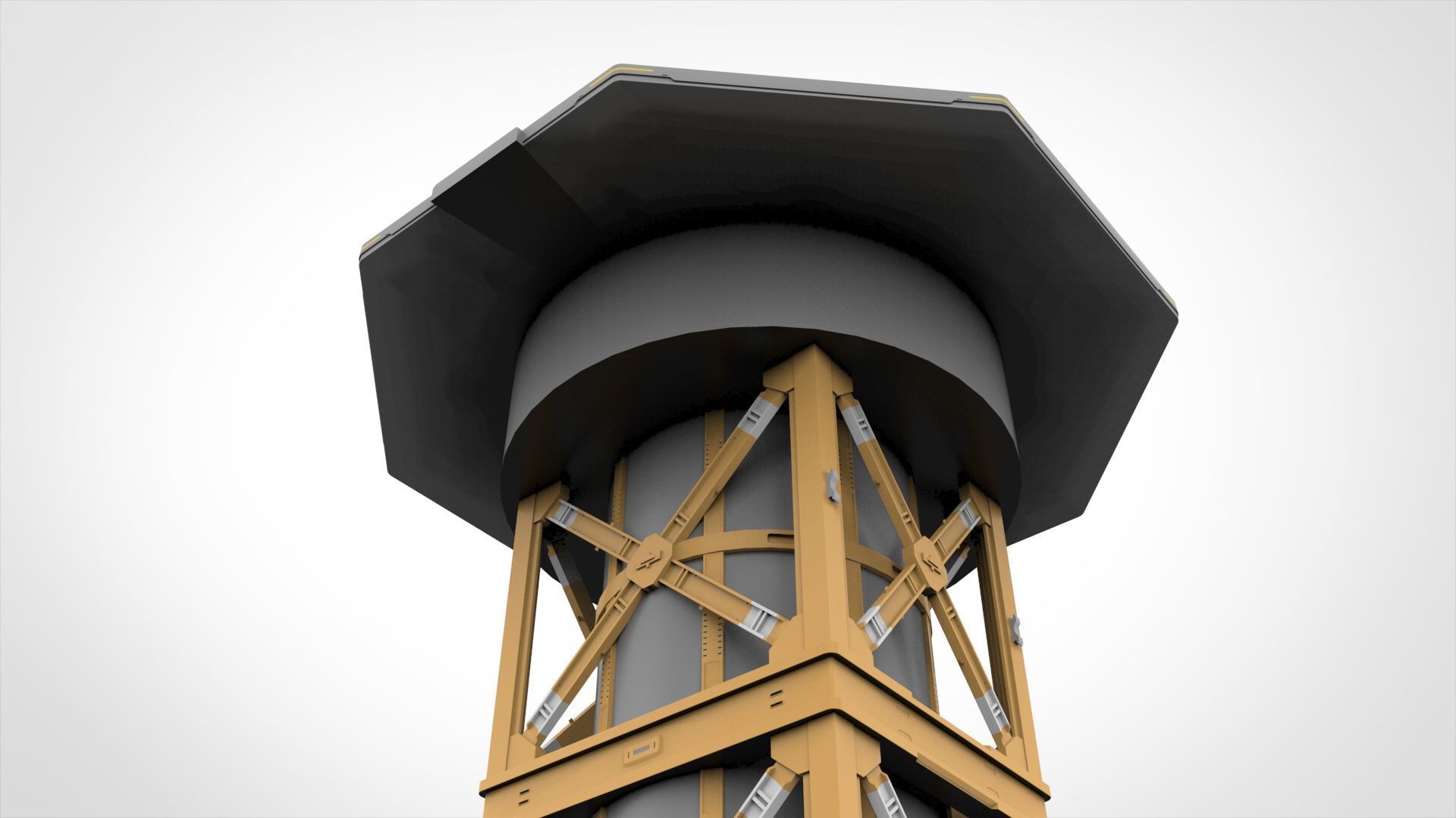 Sci-Fi elevator 1 3D model_8