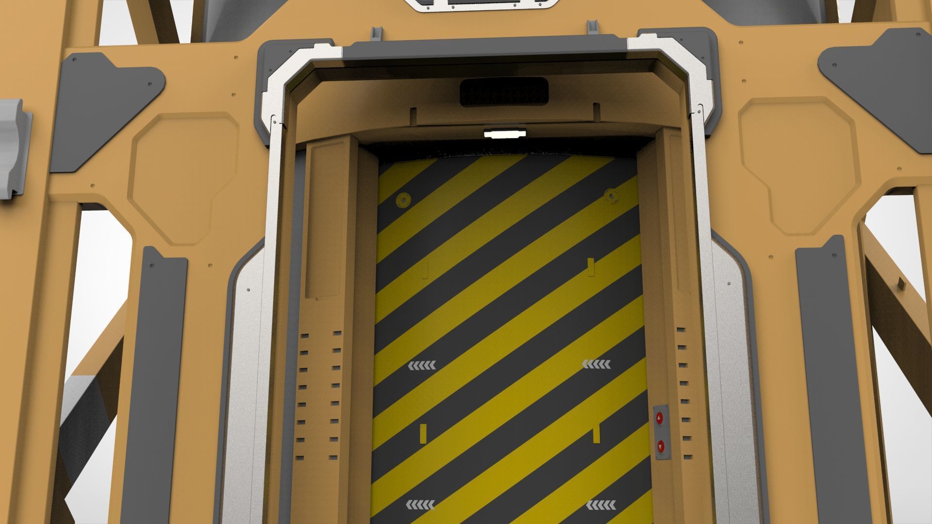Sci-Fi elevator 1 3D model_12