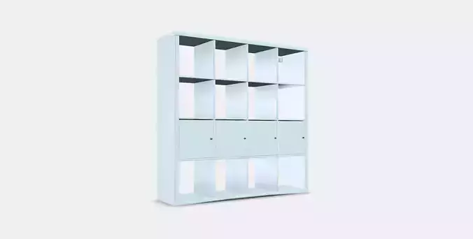 KALLAX Shelving unit with 4 inserts 13