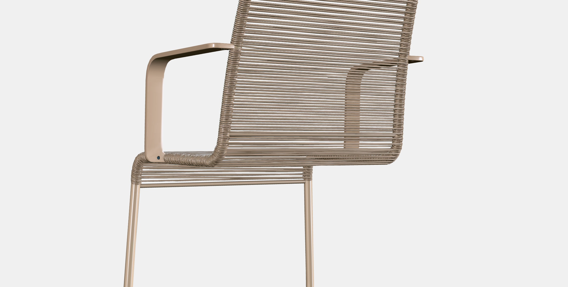 VASMAN Chair with armrests outdoor 1 Low-poly 3D model_3