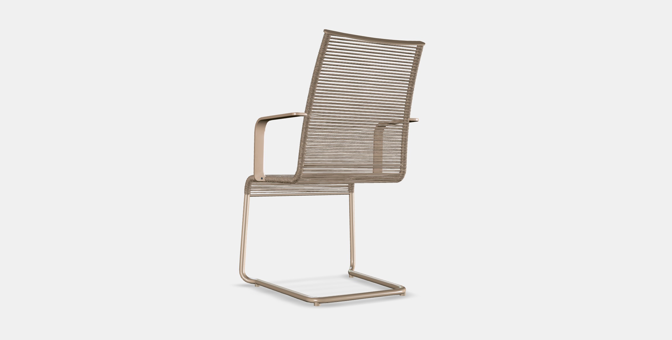 VASMAN Chair with armrests outdoor 1 Low-poly 3D model_16
