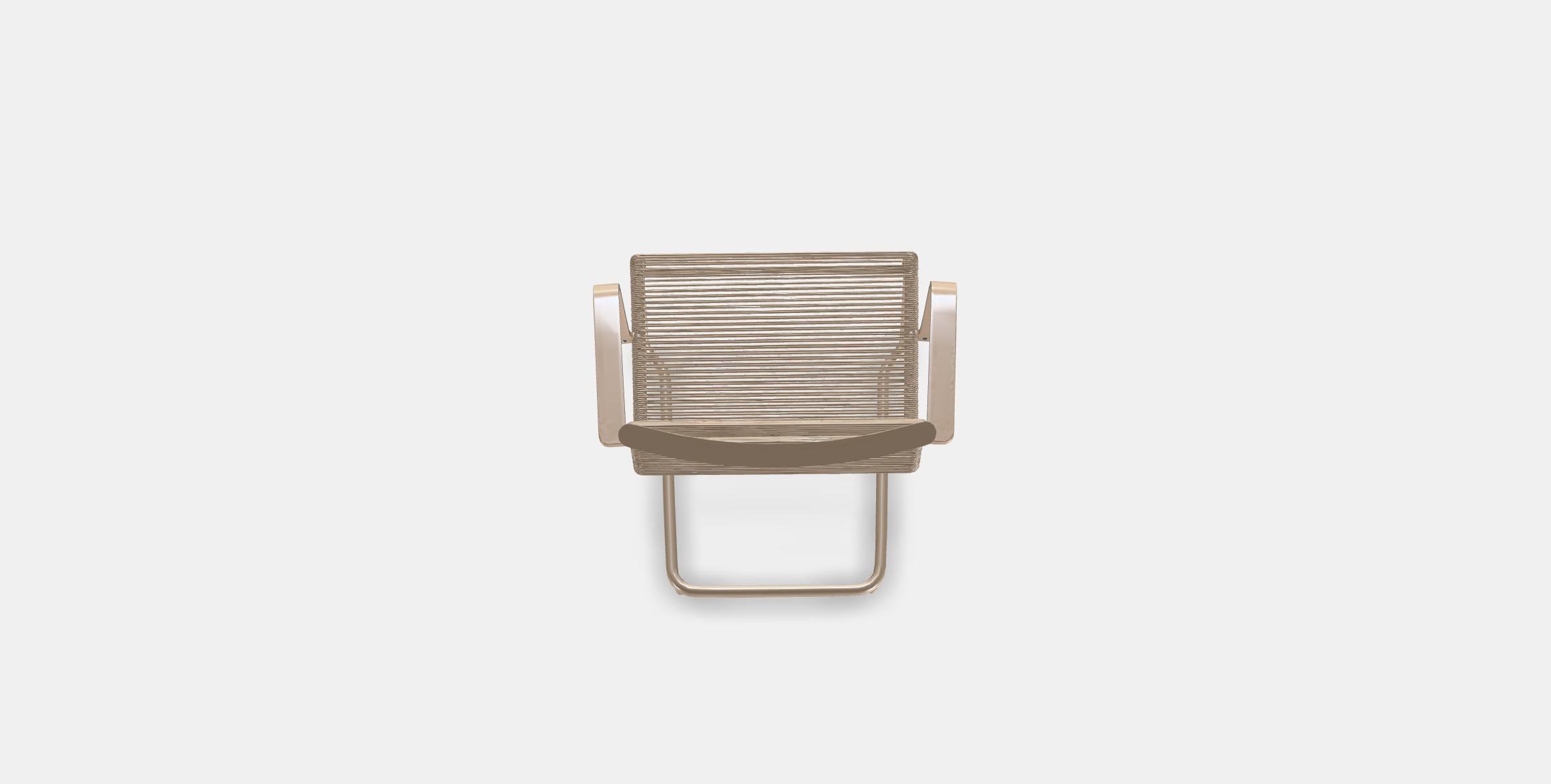 VASMAN Chair with armrests outdoor 1 Low-poly 3D model_2