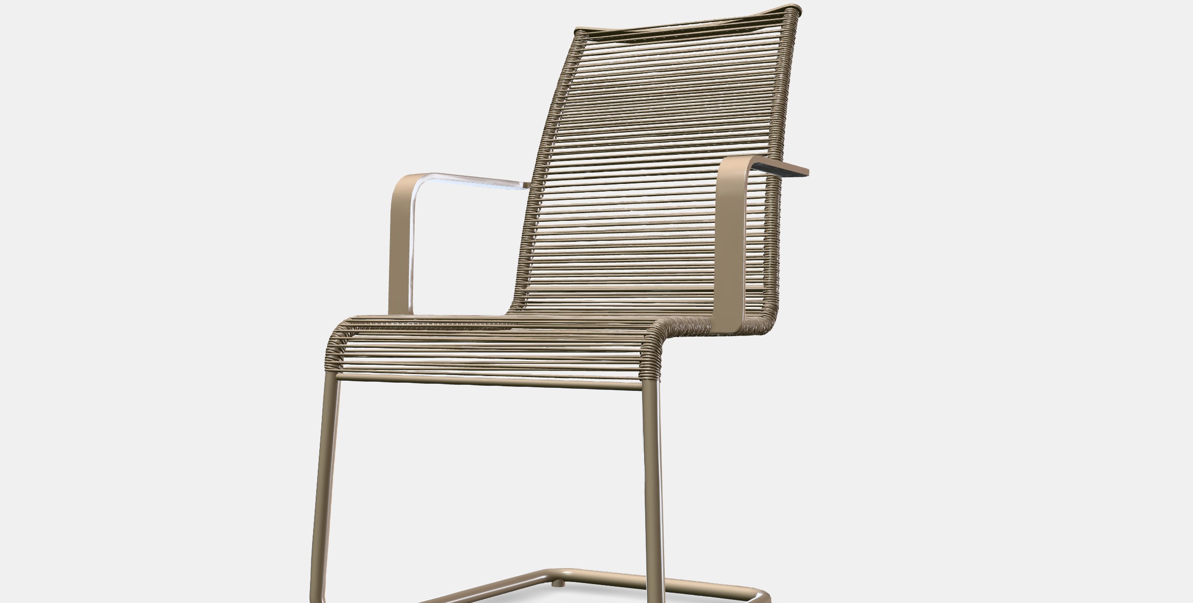 VASMAN Chair with armrests outdoor 1 Low-poly 3D model_13