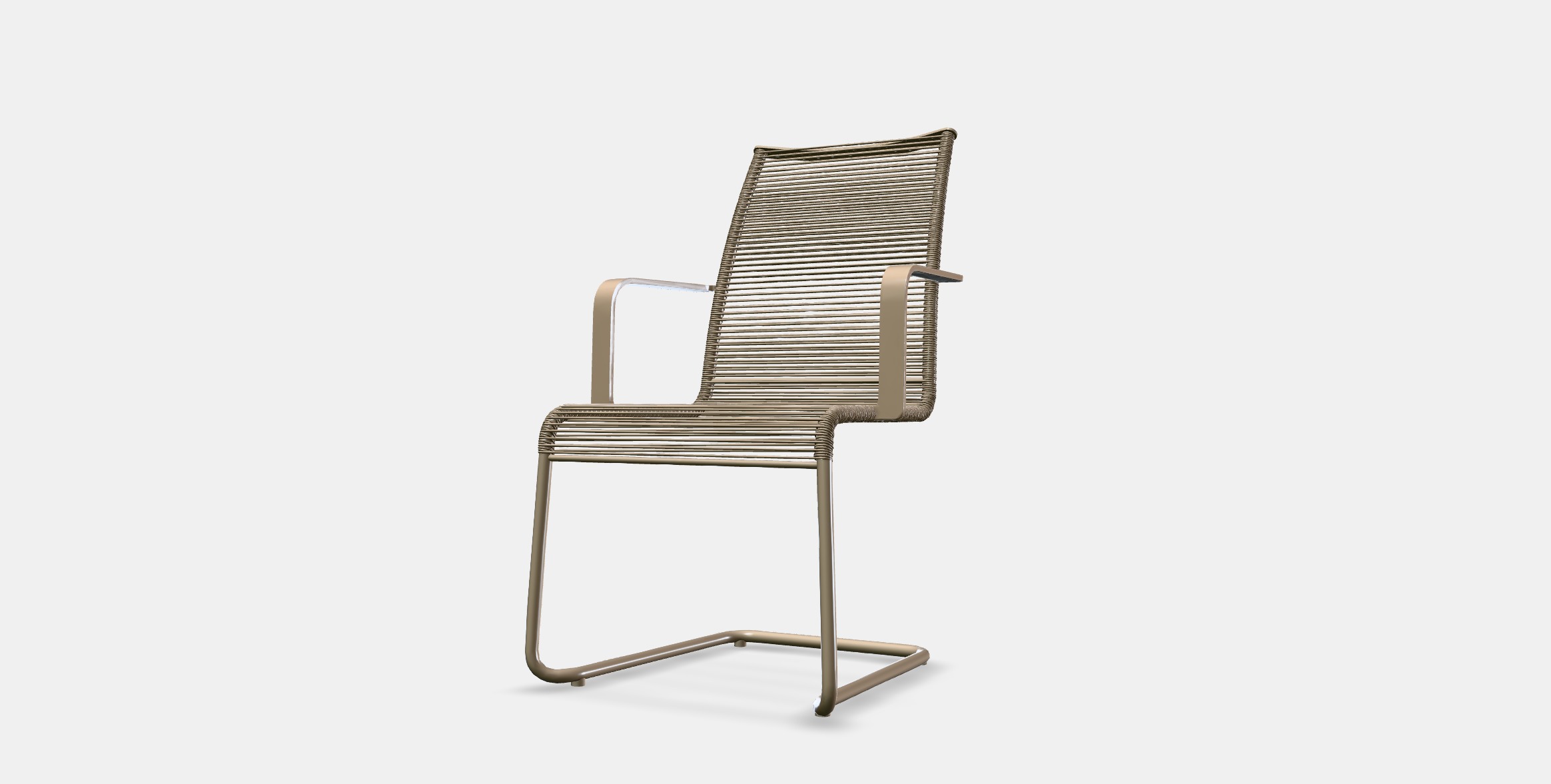 VASMAN Chair with armrests outdoor 1 Low-poly 3D model_12
