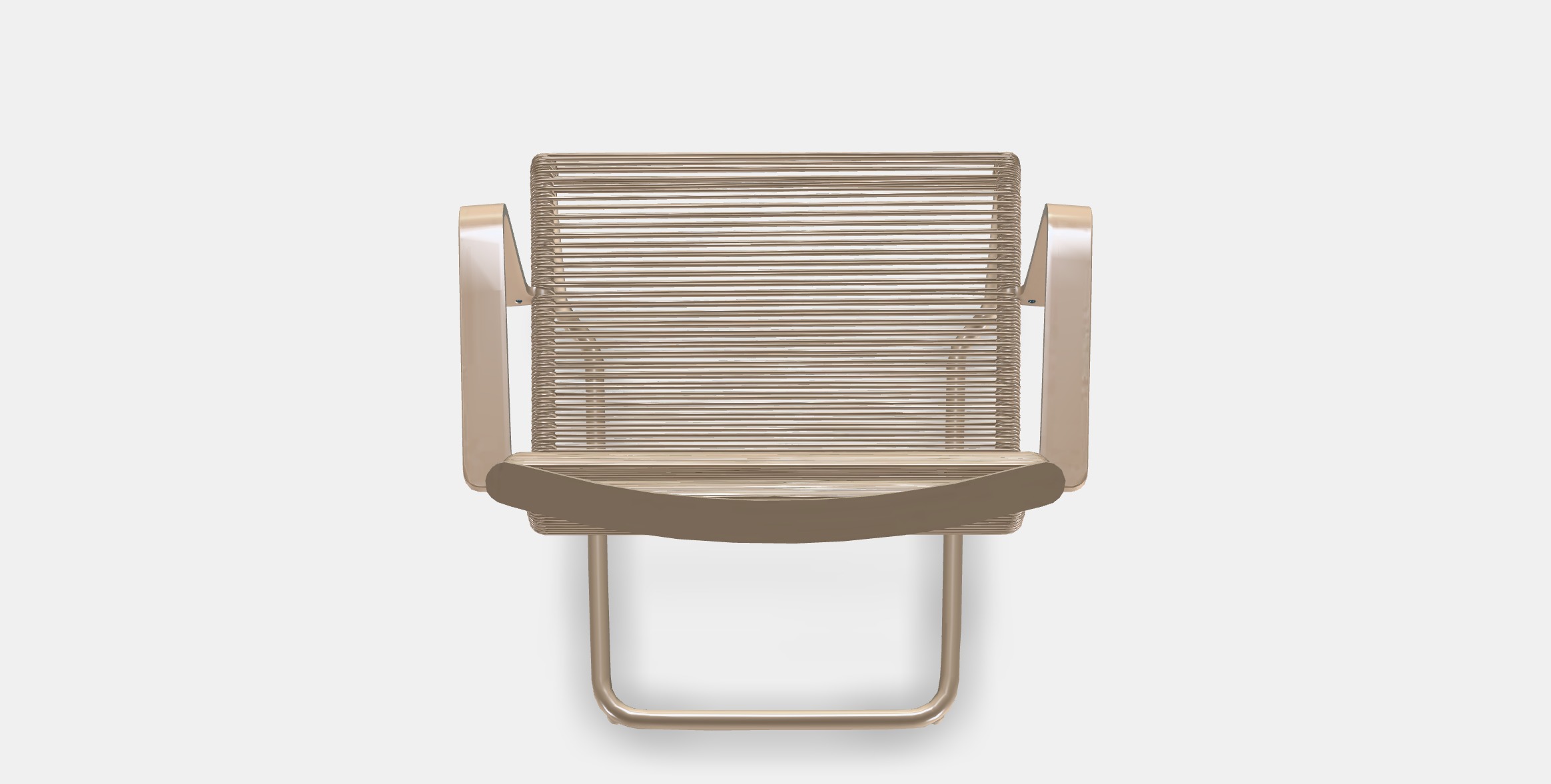 VASMAN Chair with armrests outdoor 1 Low-poly 3D model_4