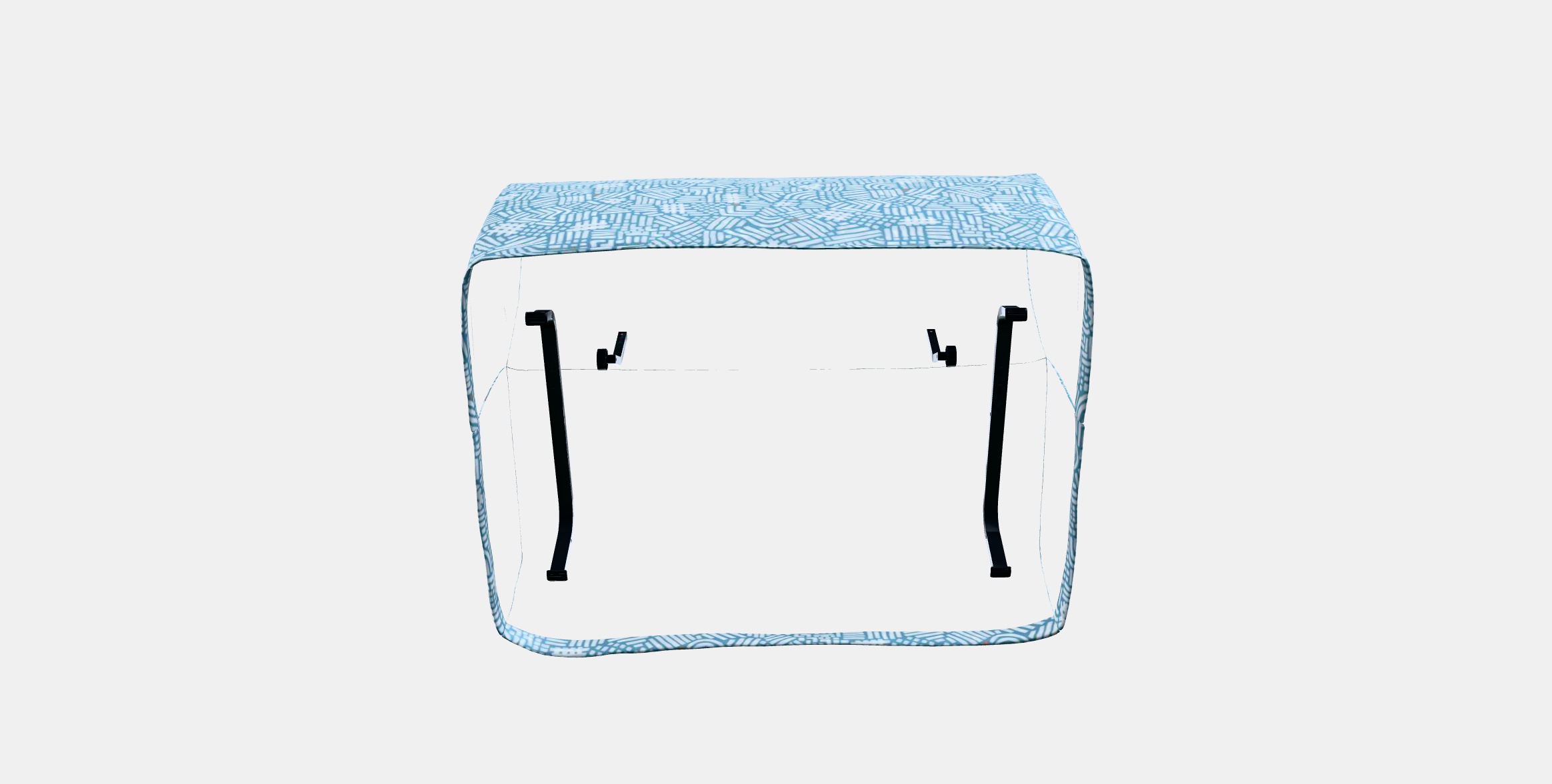 LYCKSELE HAVET 2-seat sofa-bed 1 Low-poly 3D model_5