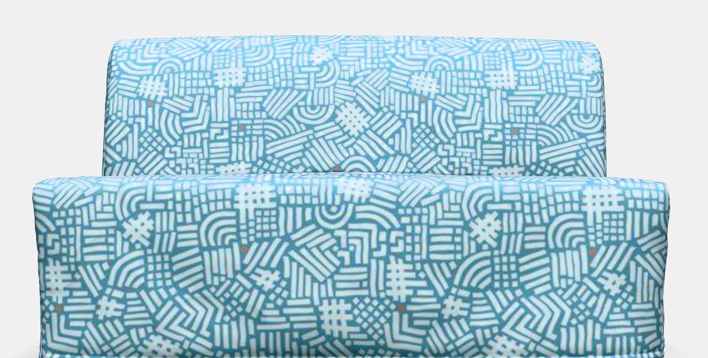 LYCKSELE HAVET 2-seat sofa-bed 1 Low-poly 3D model_10