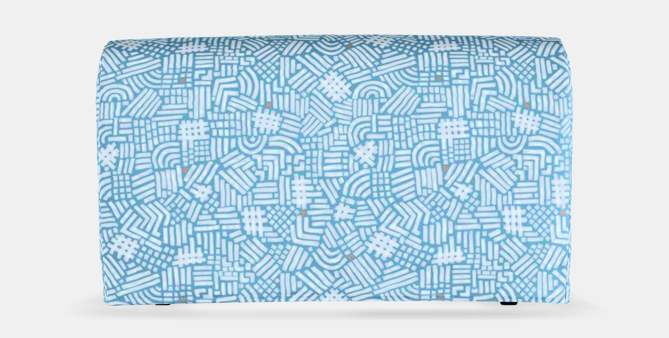 LYCKSELE HAVET 2-seat sofa-bed 1 Low-poly 3D model_16