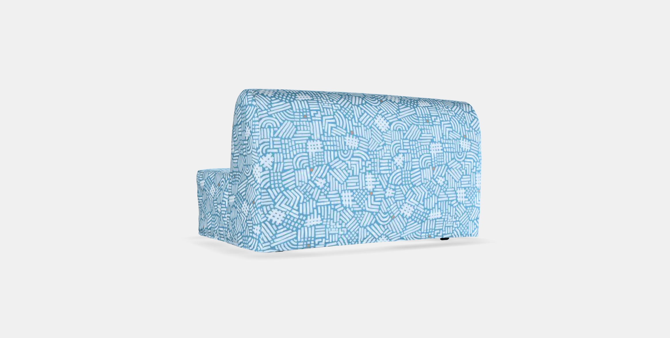 LYCKSELE HAVET 2-seat sofa-bed 1 Low-poly 3D model_14