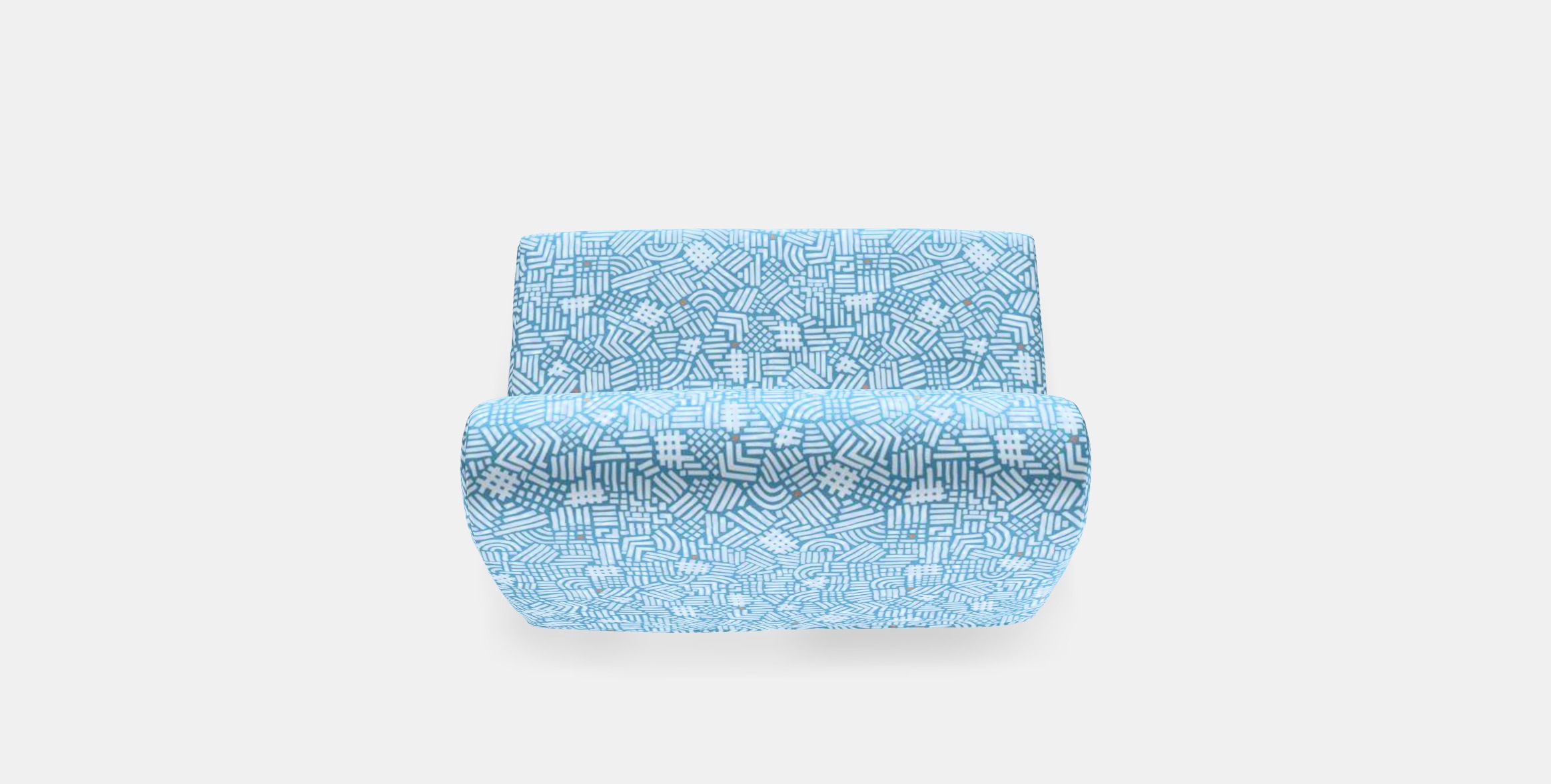 LYCKSELE HAVET 2-seat sofa-bed 1 Low-poly 3D model_2