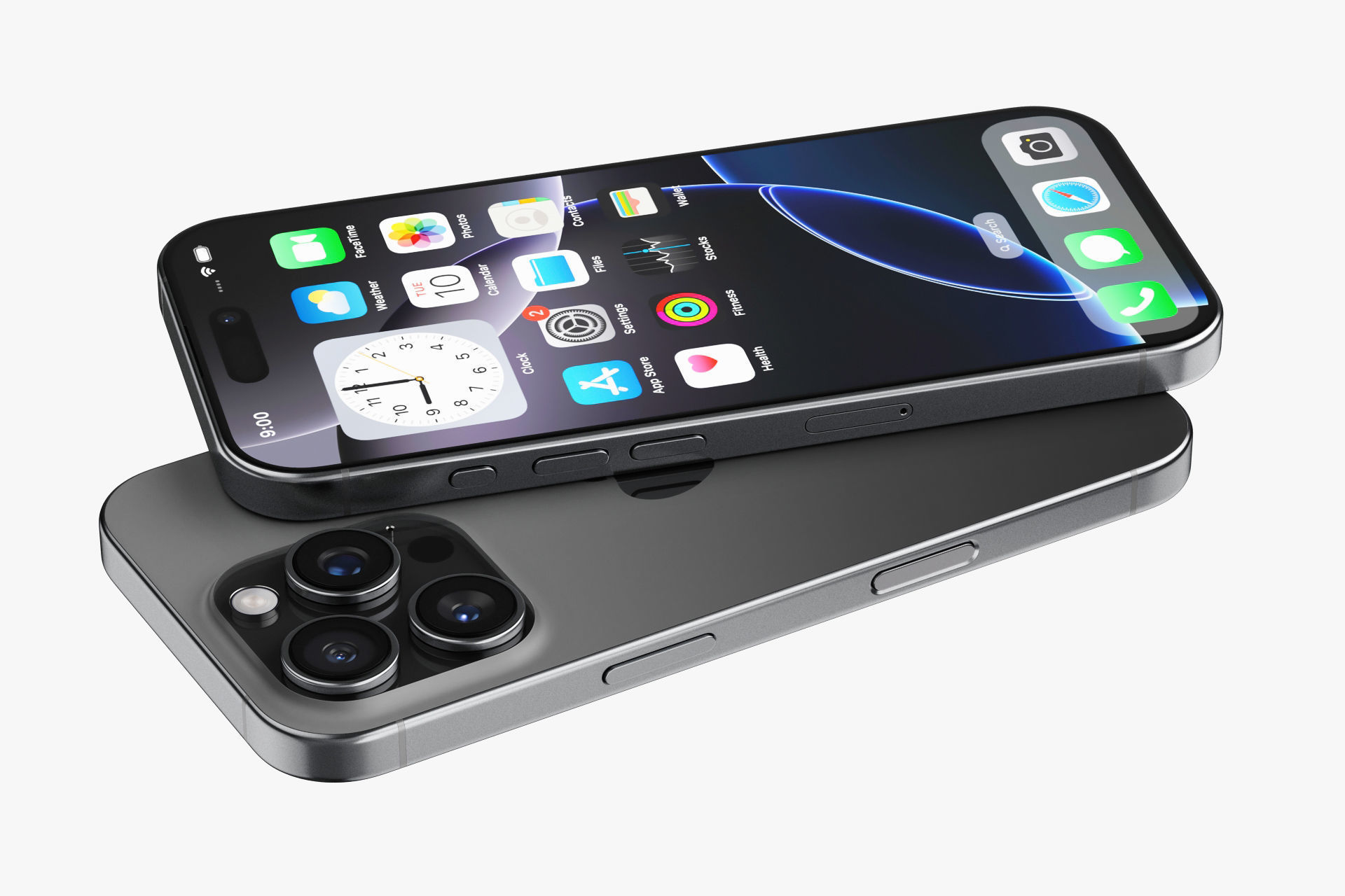 Apple iPhone 16 pro All Colors 3D model_5