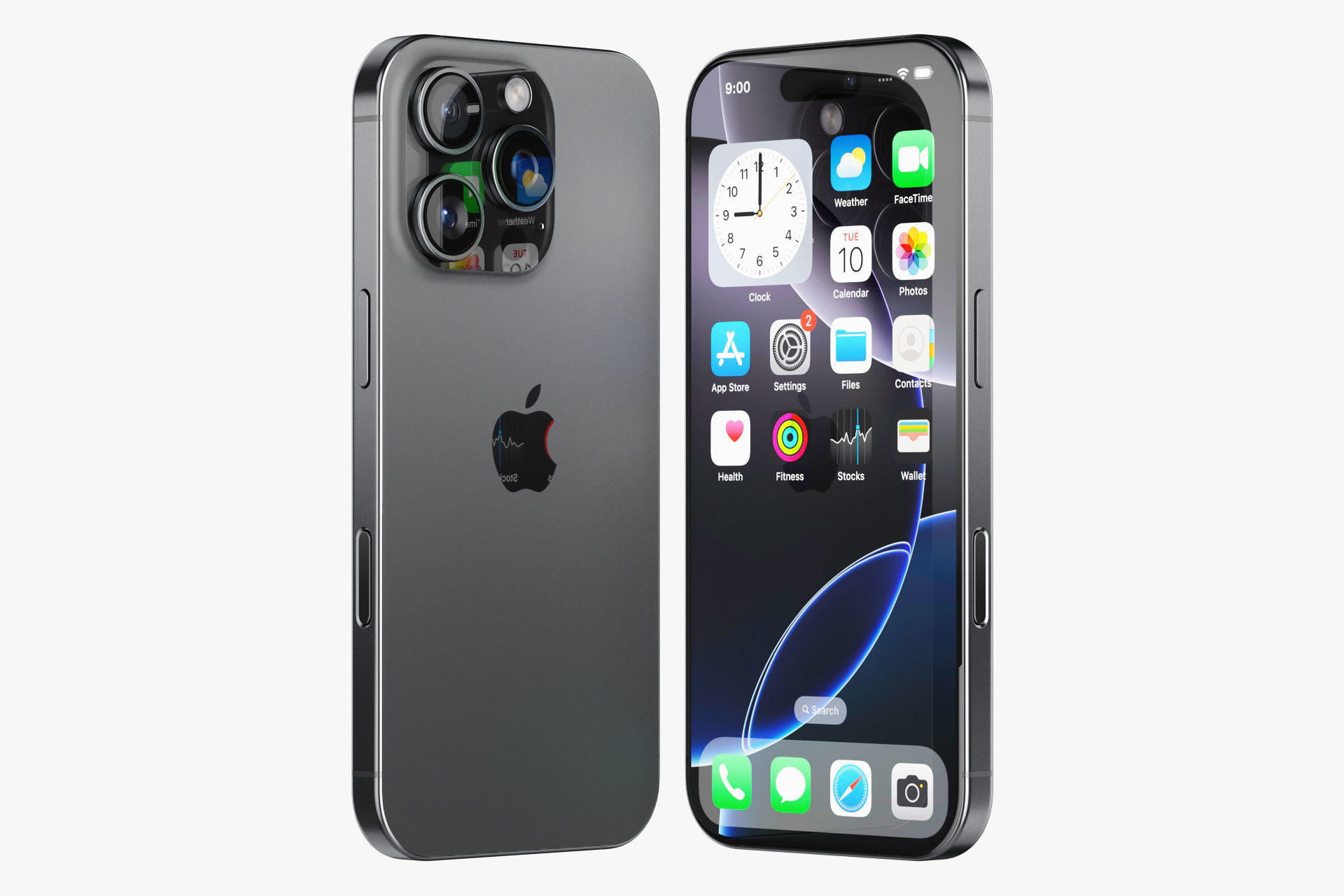 Apple iPhone 16 pro All Colors 3D model_12