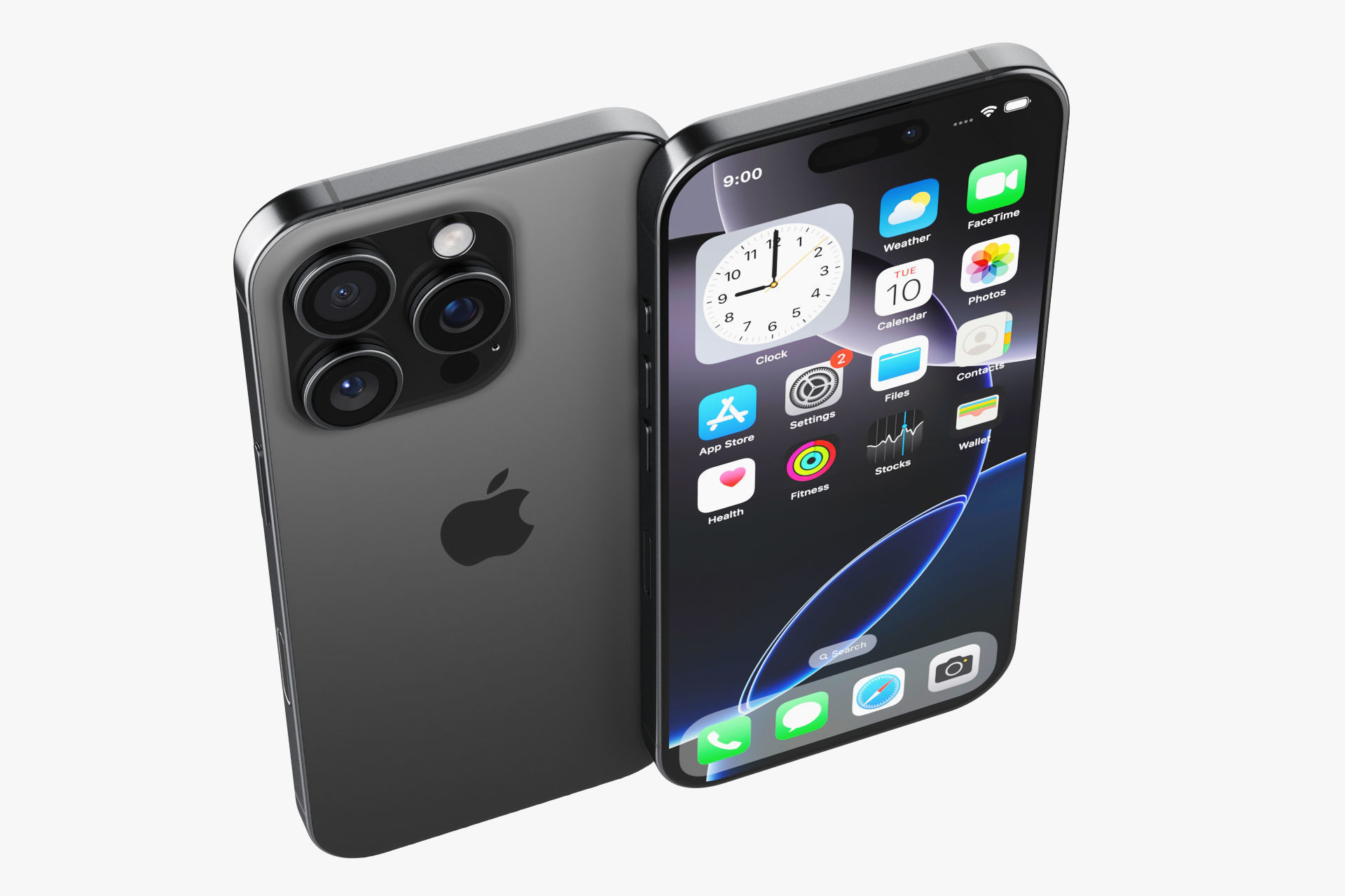 Apple iPhone 16 pro All Colors 3D model_7