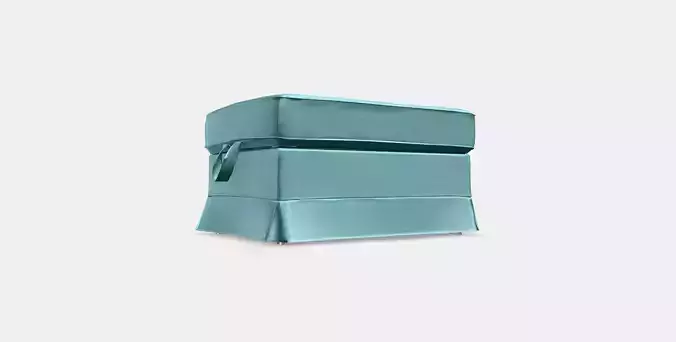 EKTORP Footstool 1 Low-poly 3D model