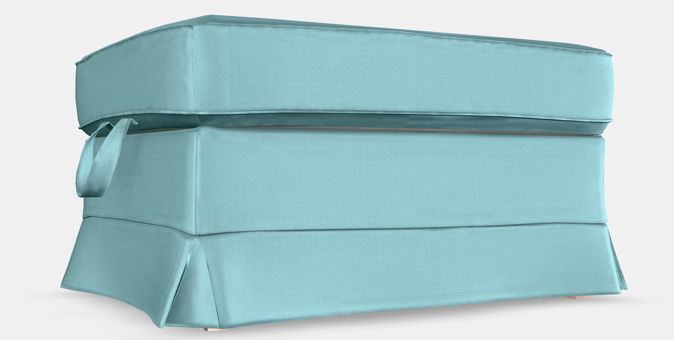 EKTORP Footstool 1 Low-poly 3D model_4